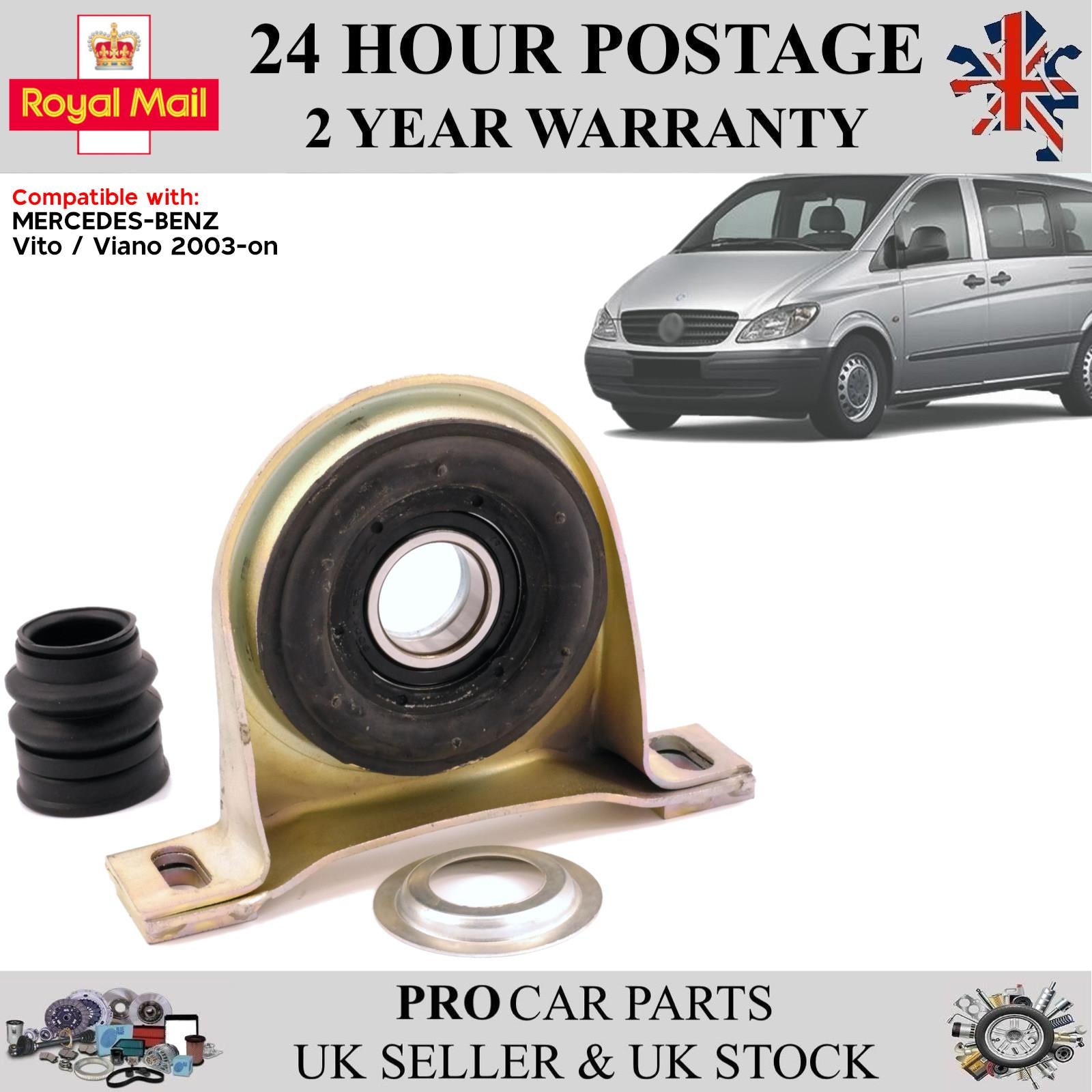 Rear Propshaft Centre Support Bearing For MERCEDES Viano Vito 2013 on 6394100681