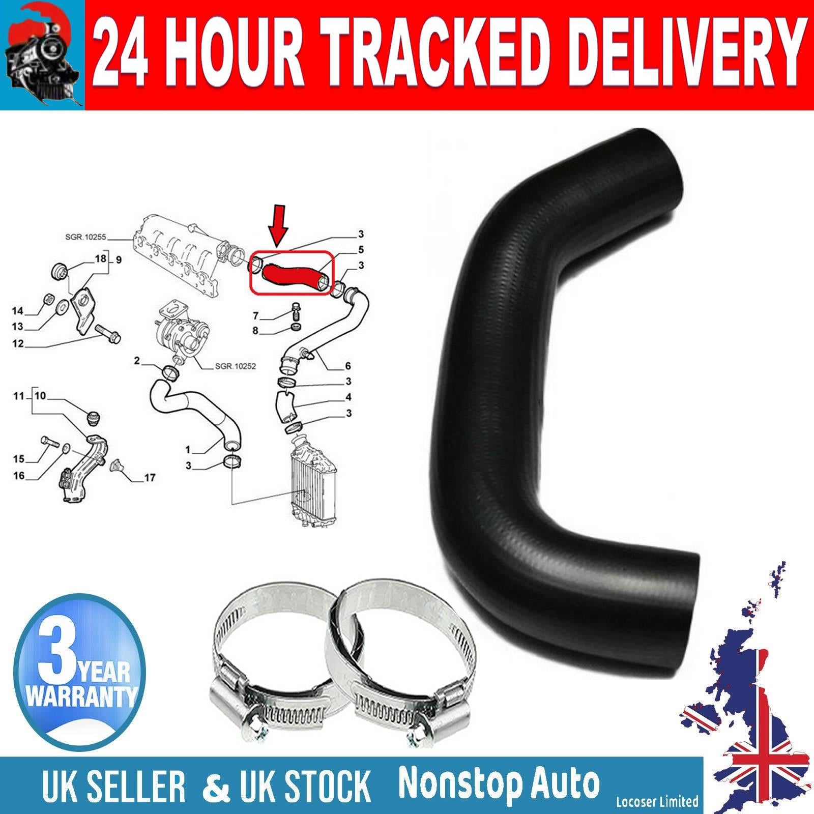 TURBO INTERCOOLER HOSE PIPE FOR LANCIA LYBRA 1.9 JTD  46782191