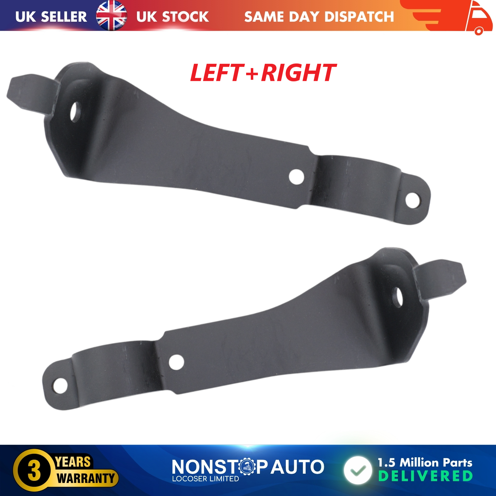 2X STABILIZER MOUNTING BRACKET HOLDER RIGHT LEFT  FOR MERCEDES 124 E-CLASS 1243230526