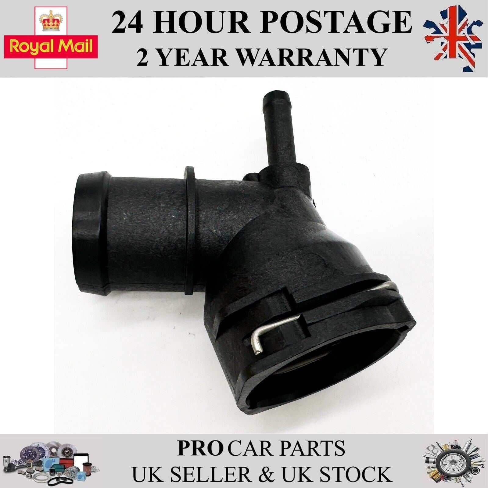 Radiator Coolant Hose Flange Pipe For Audi VW Seat Skoda 3C0122291 3C0122291D