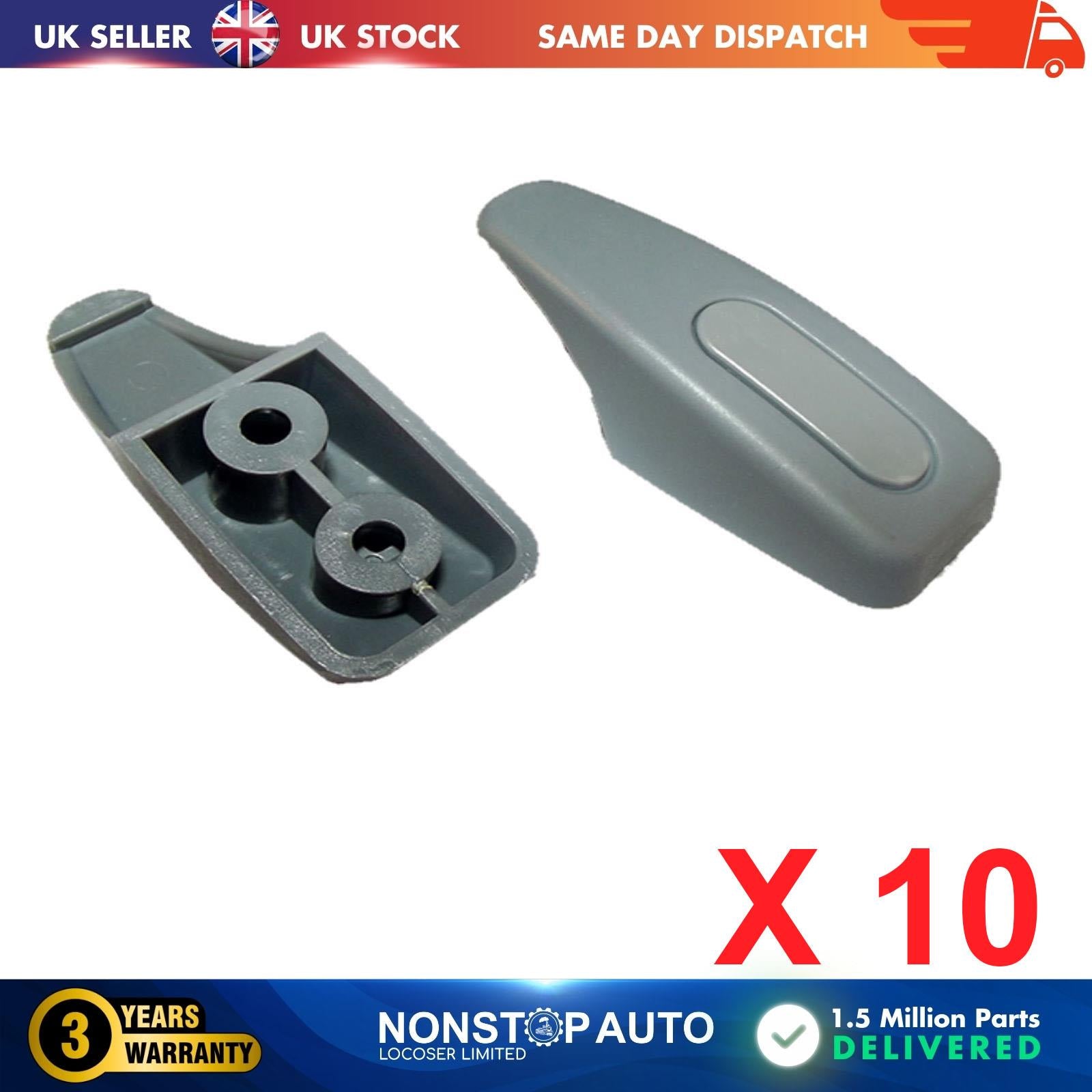 10 X UNIVERSAL Plastic Hanging Clips