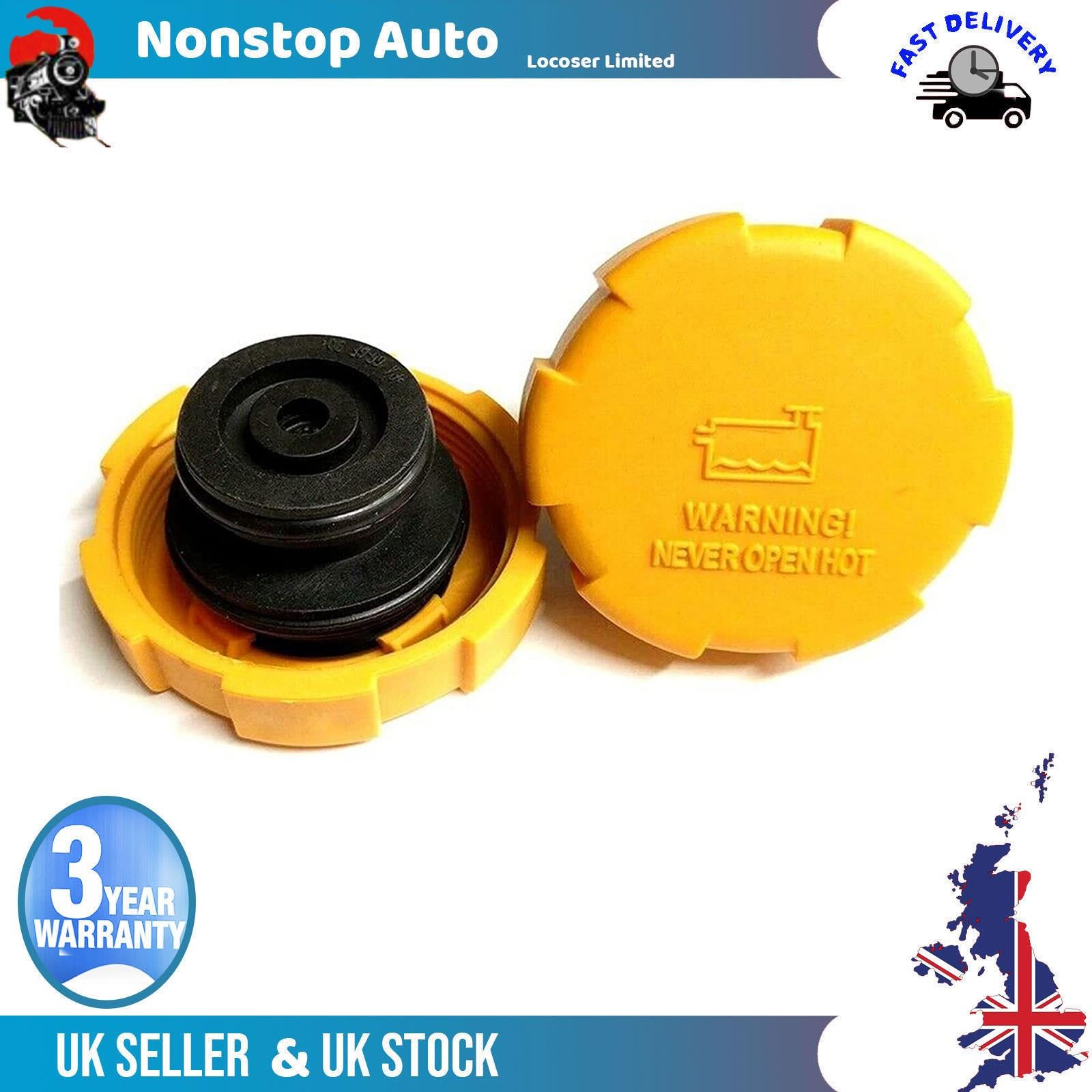 Expansion Water Tank Cap Fits SAAB 9-3 1304677