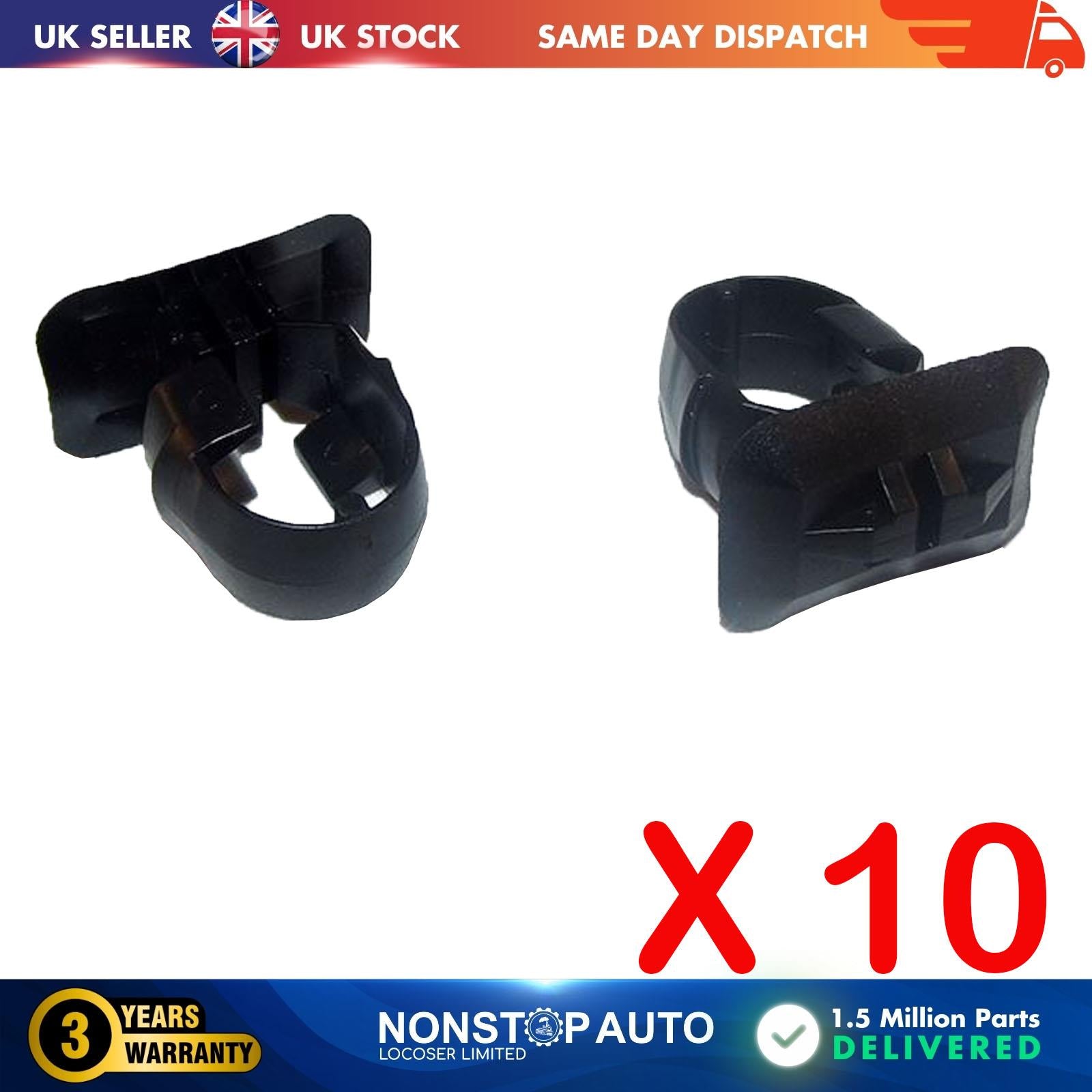 10 X FOR MERCEDES Body Side Skirt Sill Trim Moulding Fastener Clips