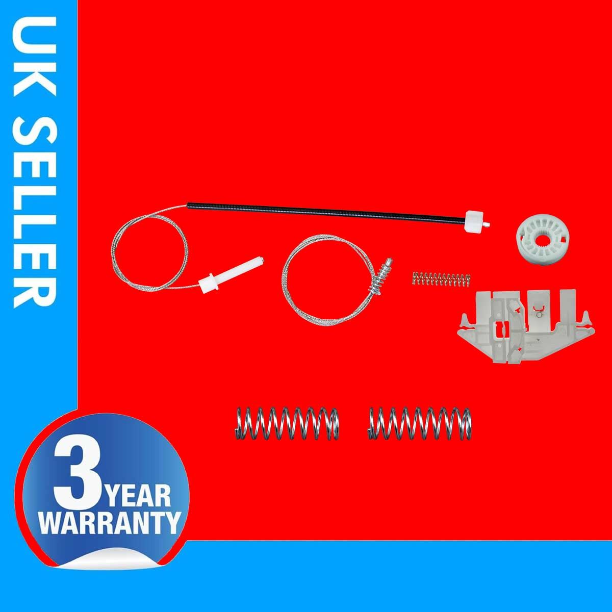 Fits PEUGEOT 406 Window Regulator Repair Kit Front Left Side 9221F6