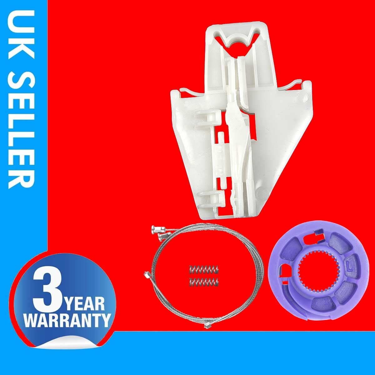 Fits VW Polo IV Window Regulator Repair Kit Rear Right Side 6Q4839462