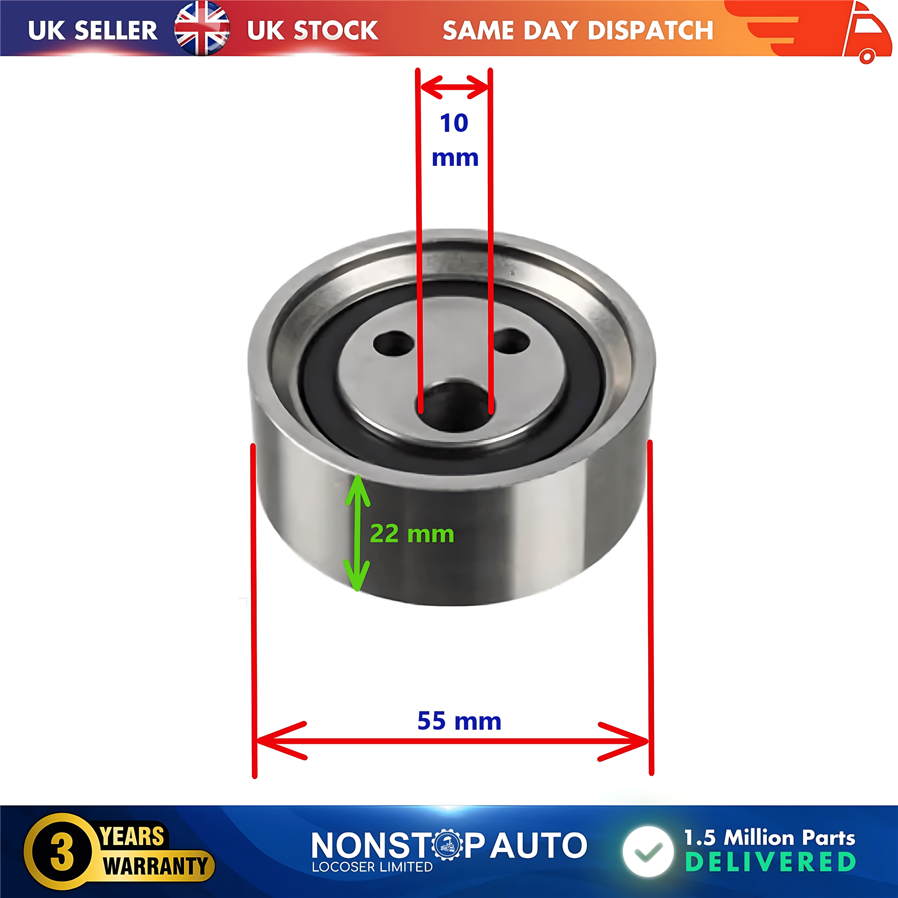 Timing Belt V Ribbed Belt Idler For DACIA Logan Sandero RENAULT Clio II Kangoo Megane I Thalia I II Logan I Sandero 7700273277