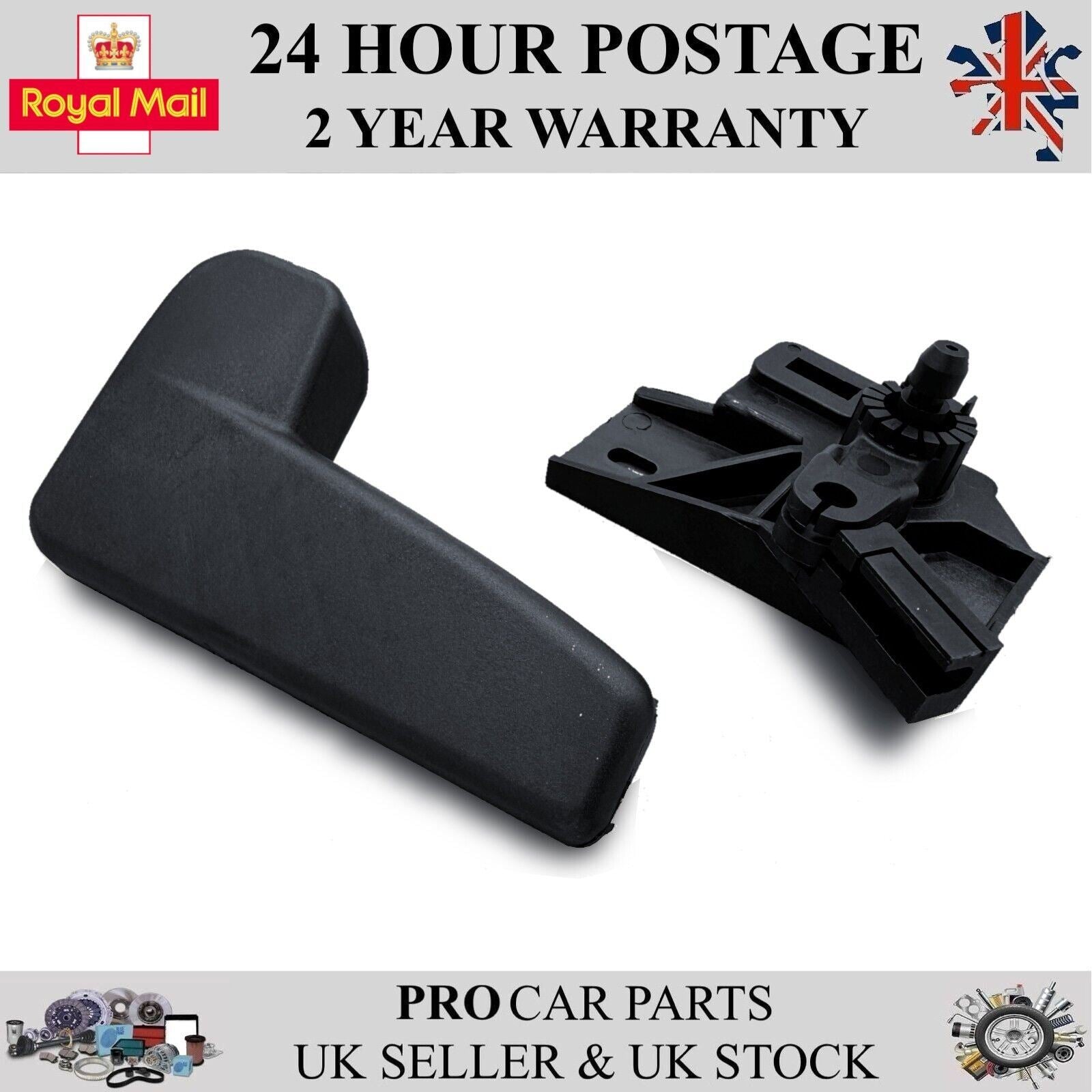 Hood Bonnet Release Handle and Bracket Set For VW SEAT SKODA 6R1823533 6R1823633
