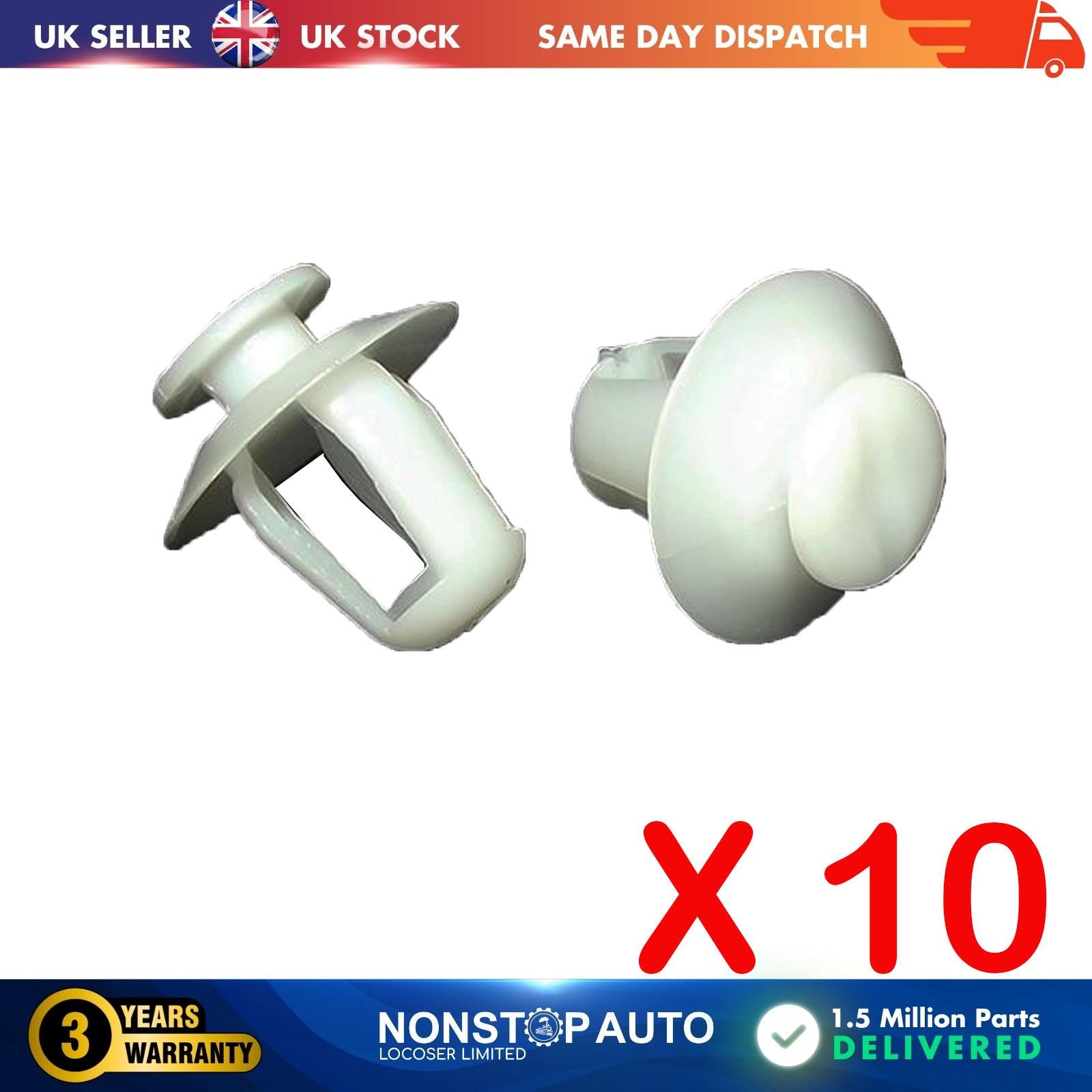 15X Door Moulding Body Panel Trim Clips For CITROEN Berlingo C2 C5 Saxo