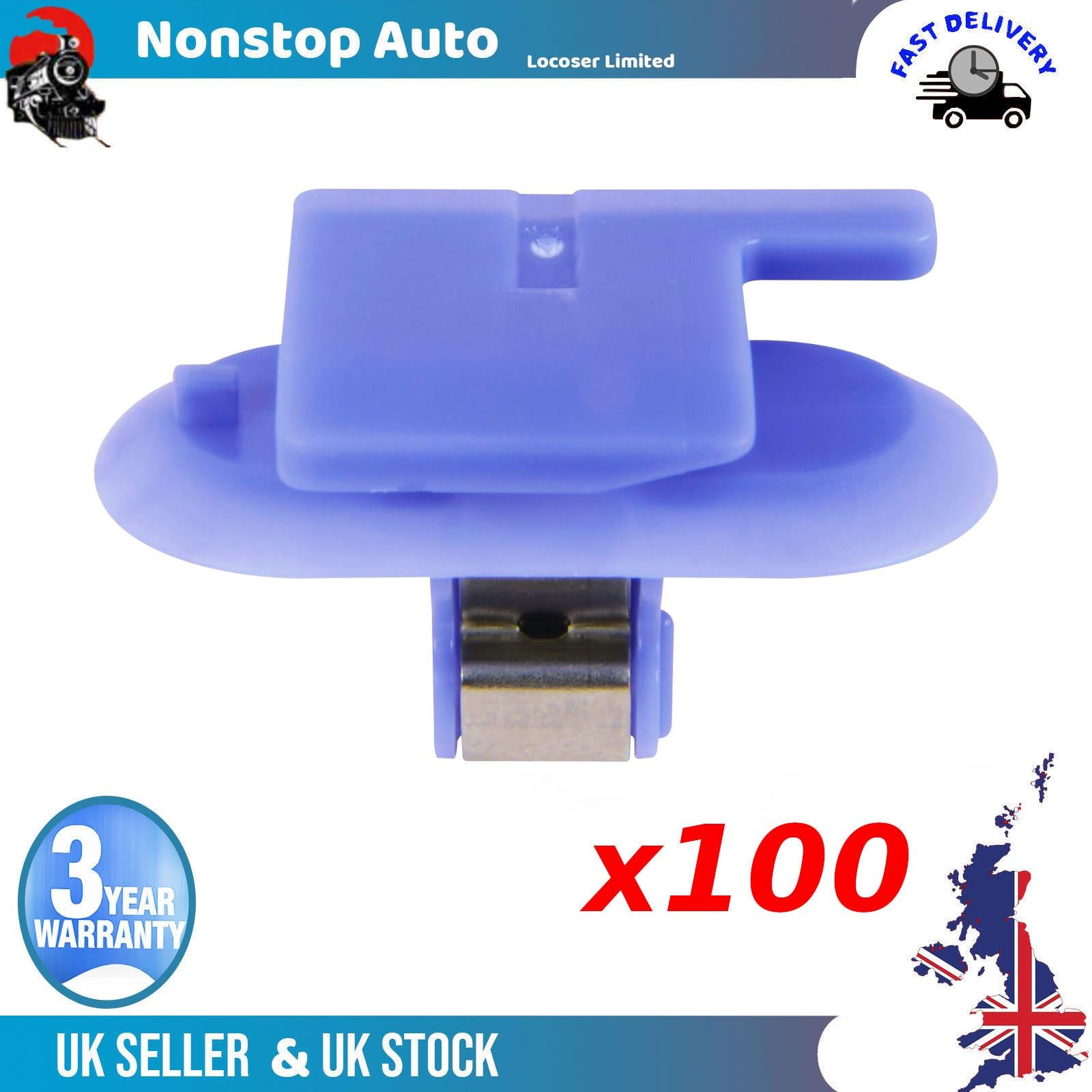 10X For PEUGEOT 3008 5008 Expert Tailgate Door Moulding Panel Clips 24405740