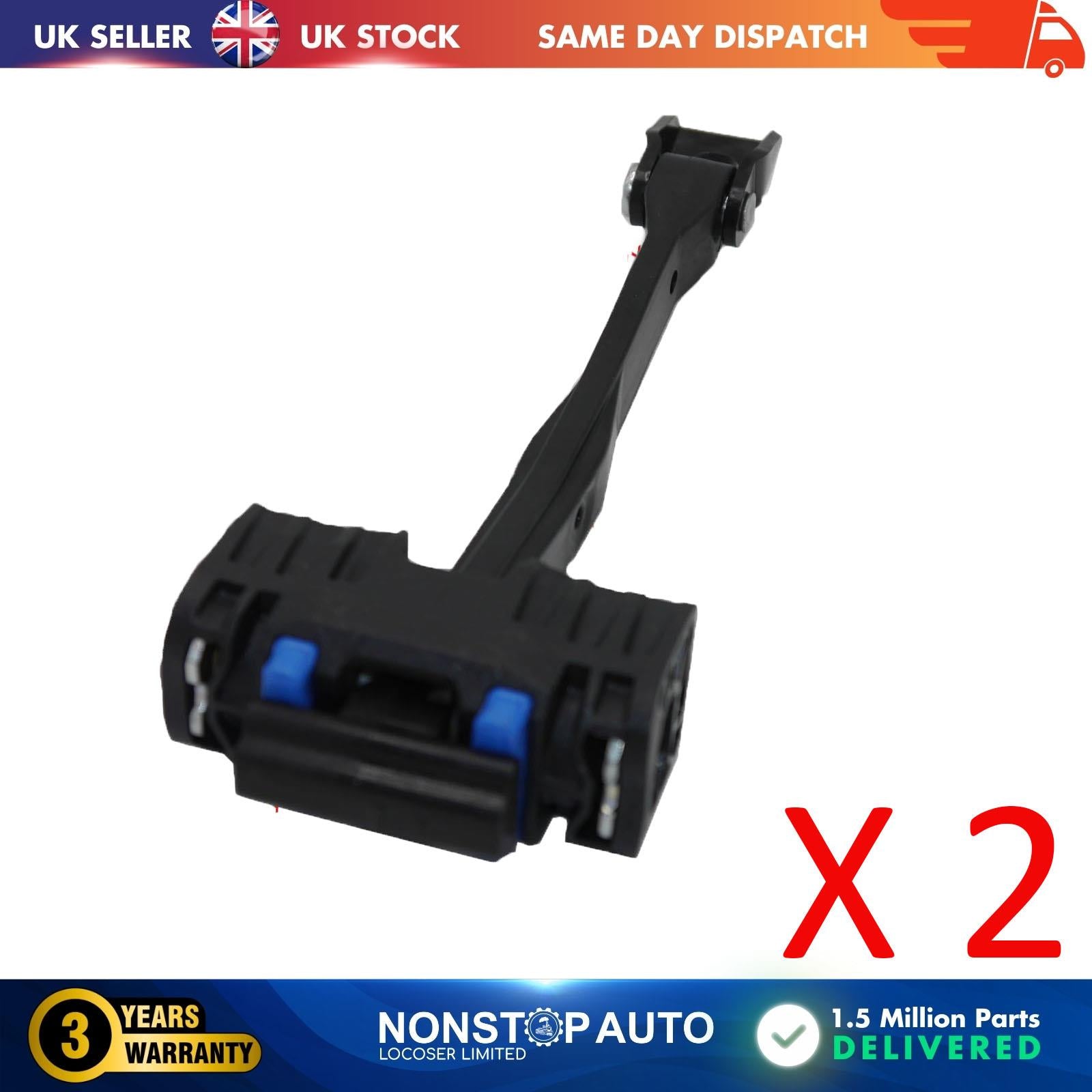 2 X Front Door Hinge Stop Check Strap Limitery Right and Left Side Fits AUDI Q5  PORSCHE Macan  8R0837249F