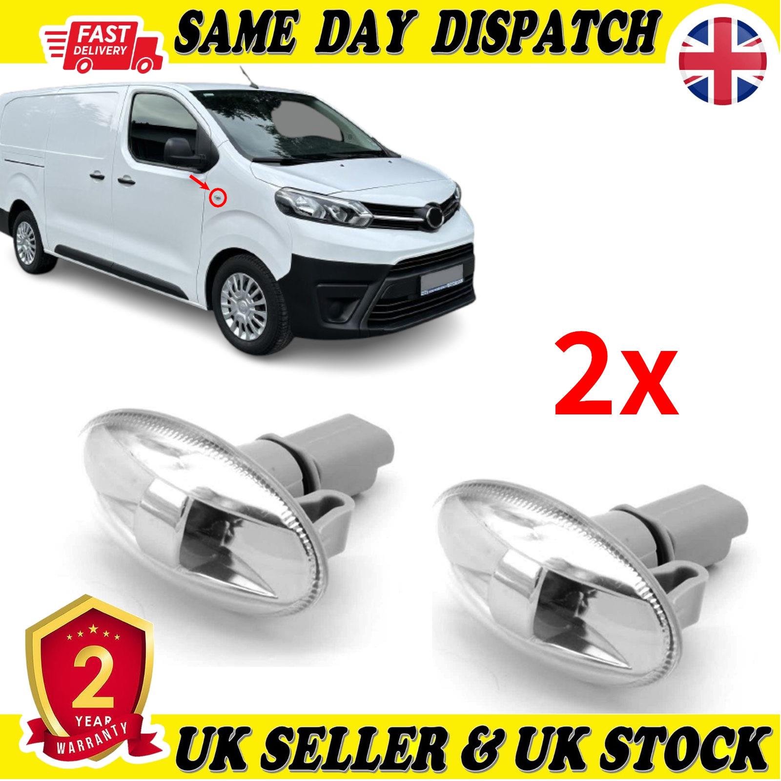 2X SIDE INDICATOR REPEATER LIGHT LAMP FOR VAUXHALL VIVARO 3649980