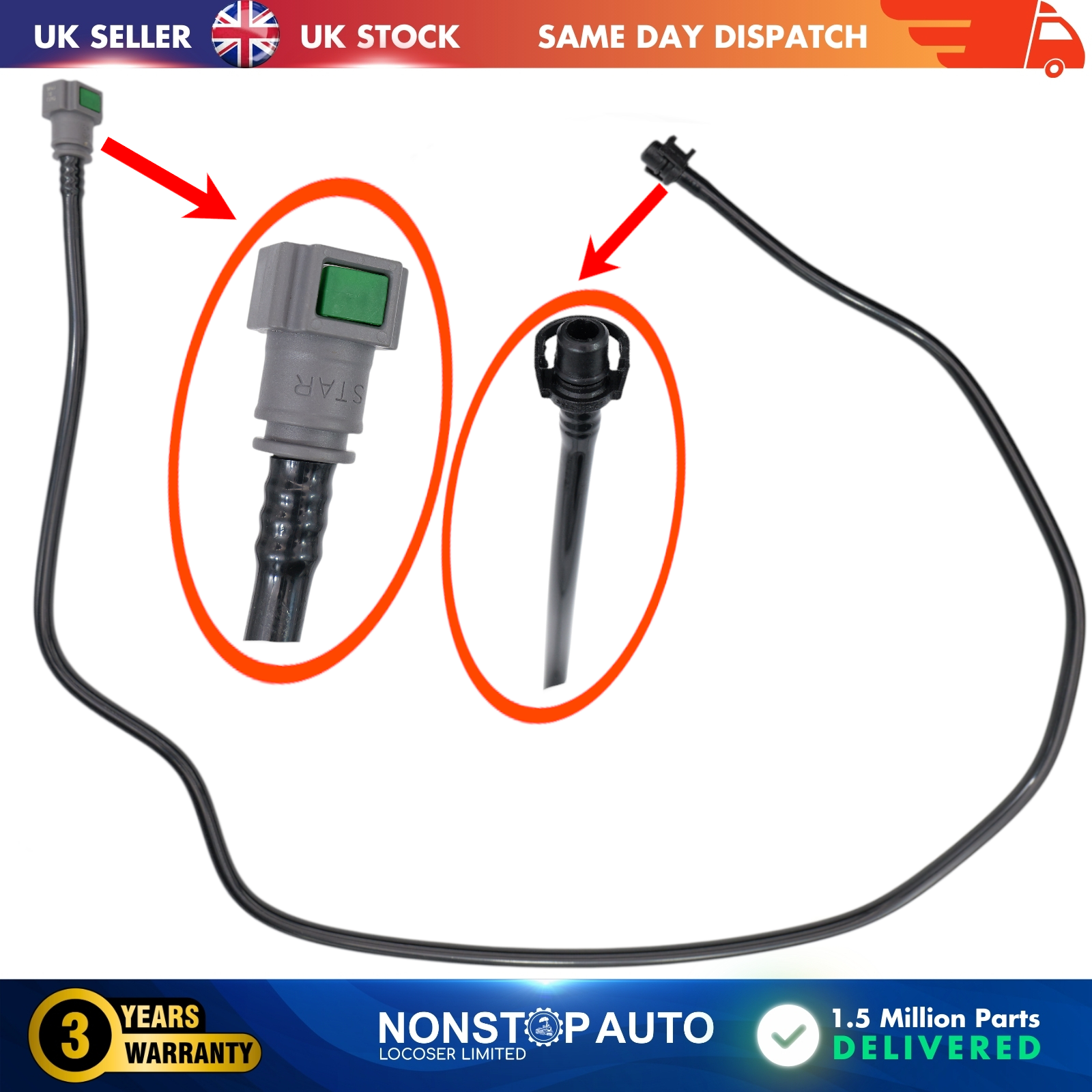 RADIATOR RESERVE TANK WATER HOSE FOR FORD FIESTA V FUSION 2S6H8B081BC