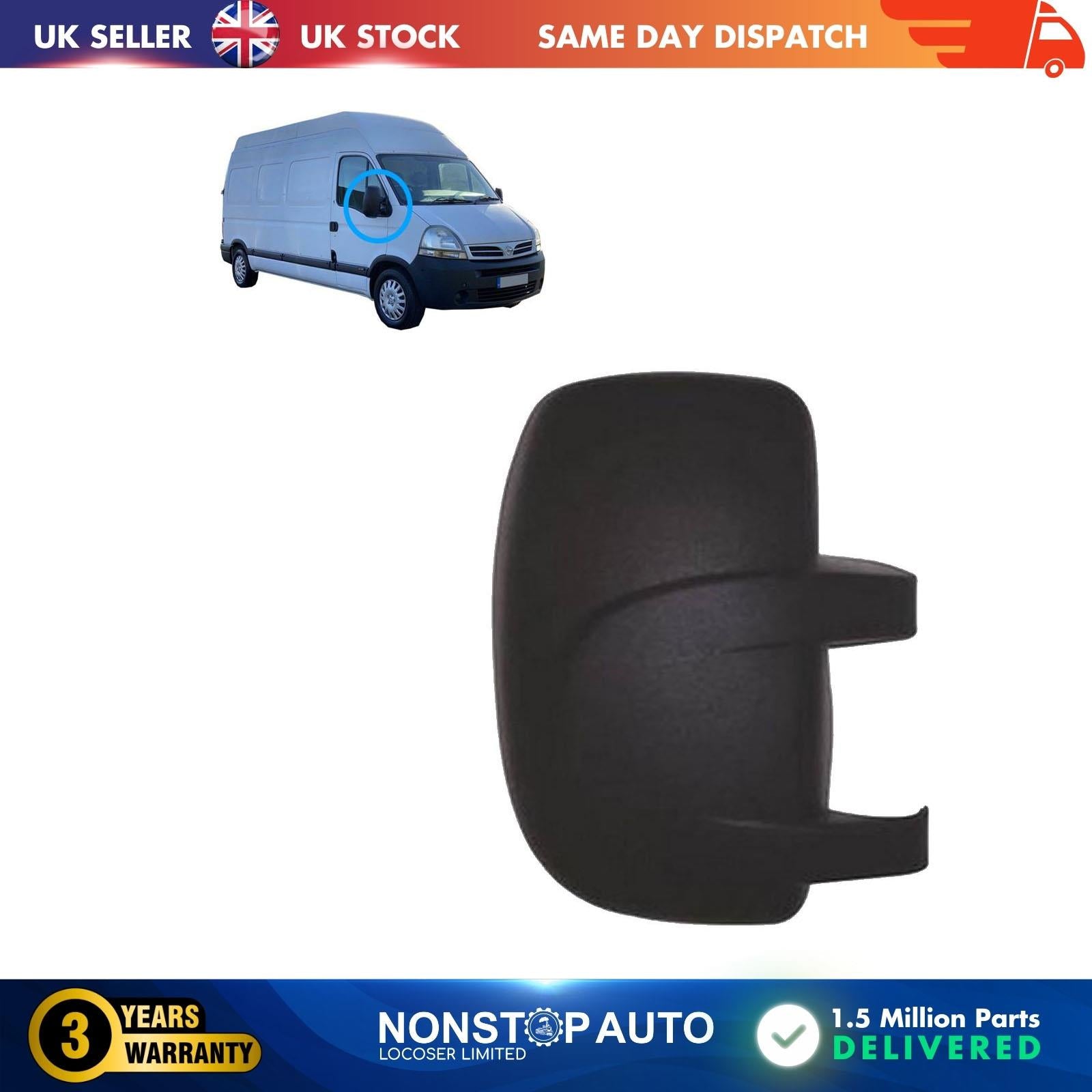 Wing mirror cover cap / right side FOR Vauxhall Opel Movano