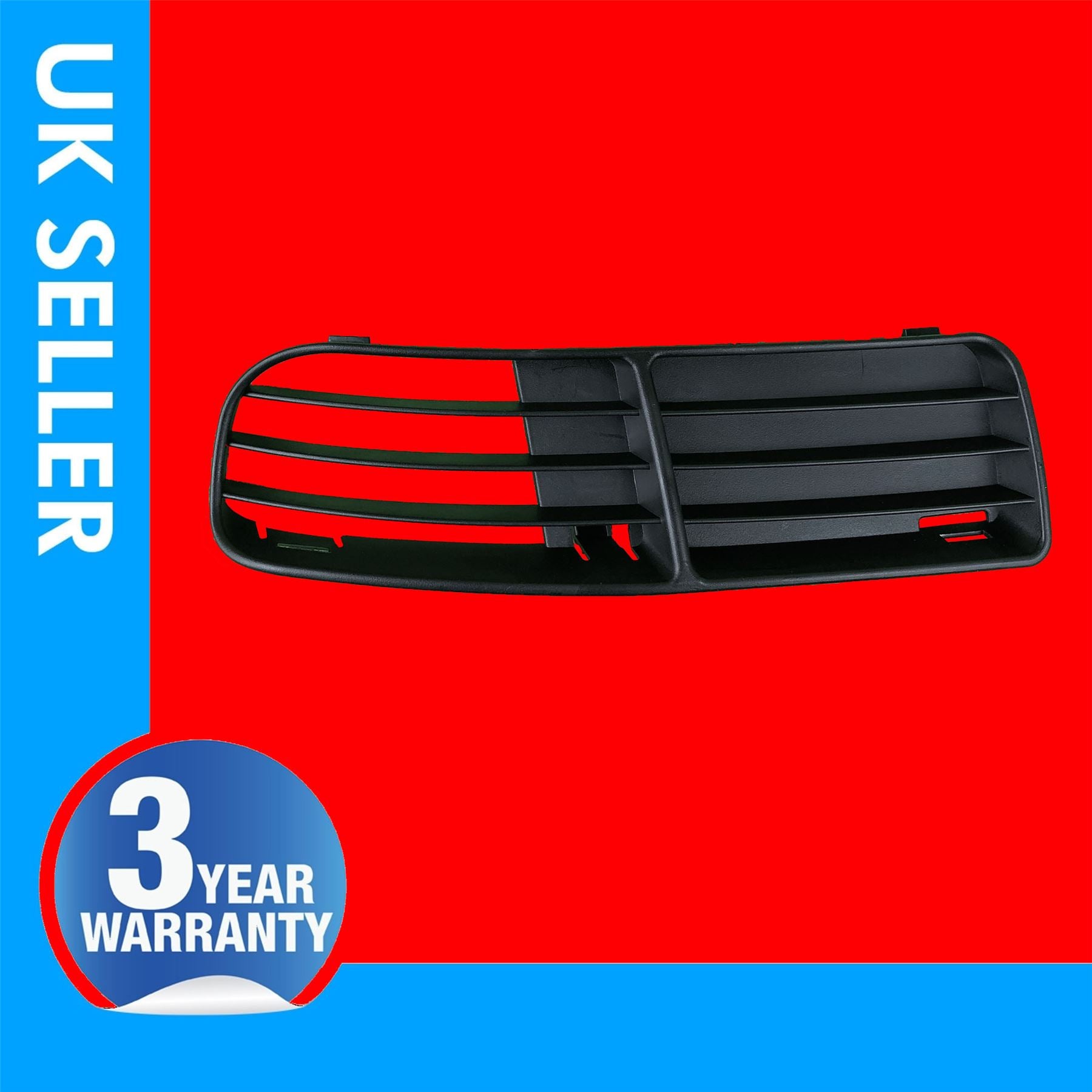 VOLKSWAGEN POLO FRONT BUMPER GRILL BOTTOM FOG LIGHT LEFT 6N0853665B (1994-2002)