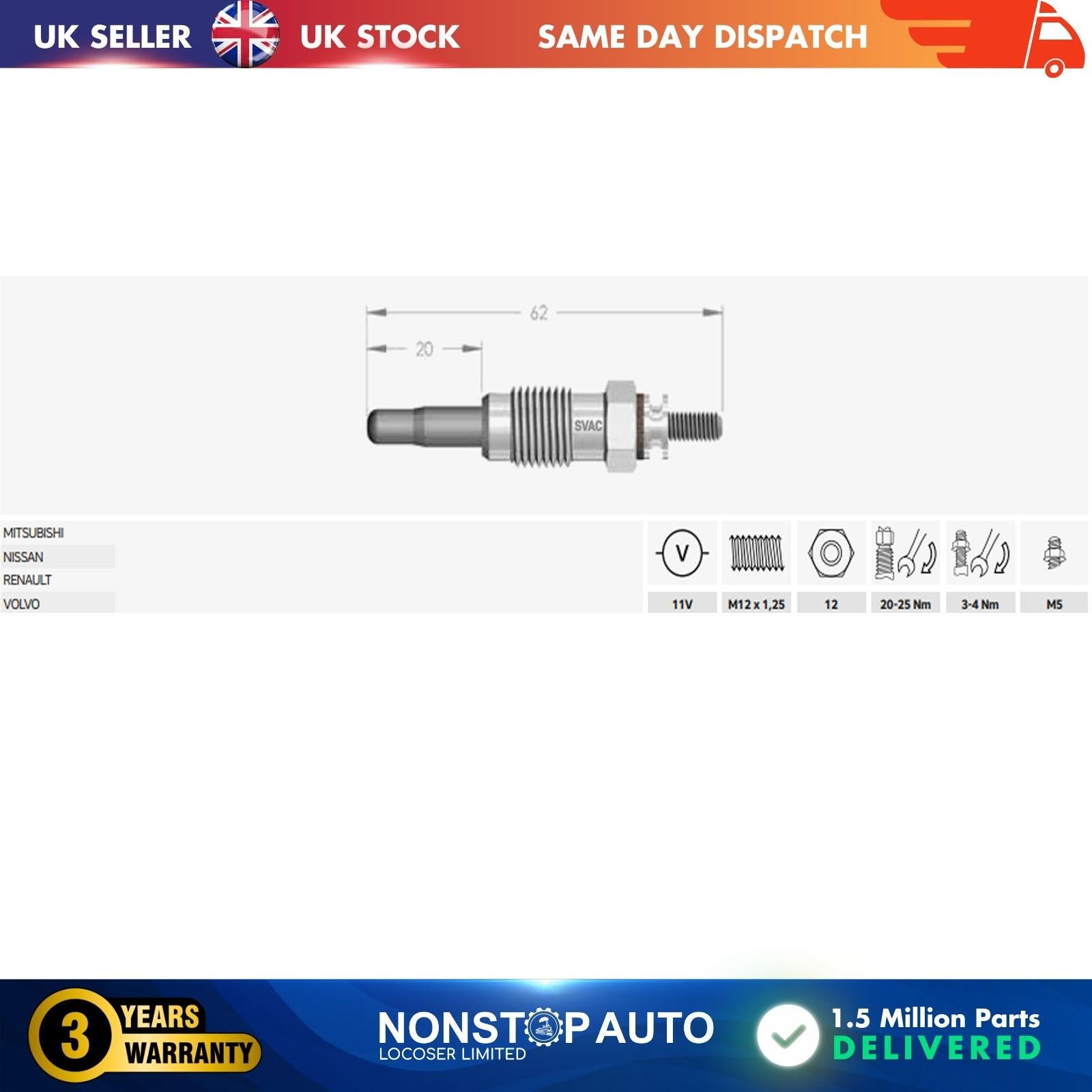 MITSUBISHI CARISMA 1.9 TD / RENAULT MEGANE- R 19 1.9 TD / VOLVO VOLVO 440-460-S 40-V 40 1.9 TD