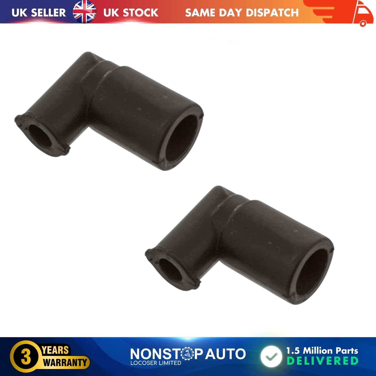 2X HOSE CYLINDER HEAD COVER BREATHER FOR MERCEDES 124 190 E G -CLASS SPRINTER T1 VITO 6010160381