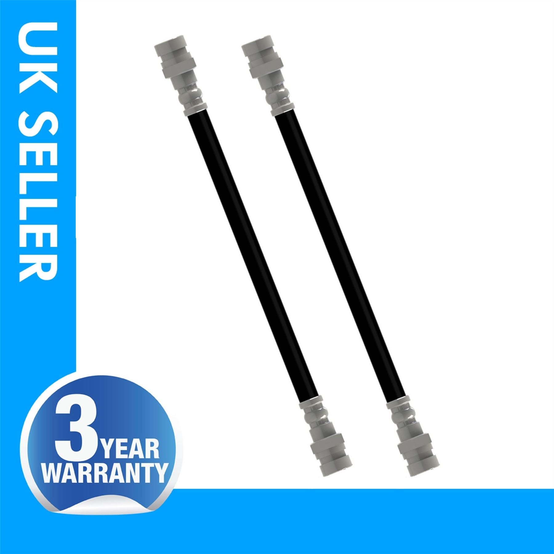 2X Rear brake hose Pipe For BMW 5 Series E39 7 Series E38 8 Series E31