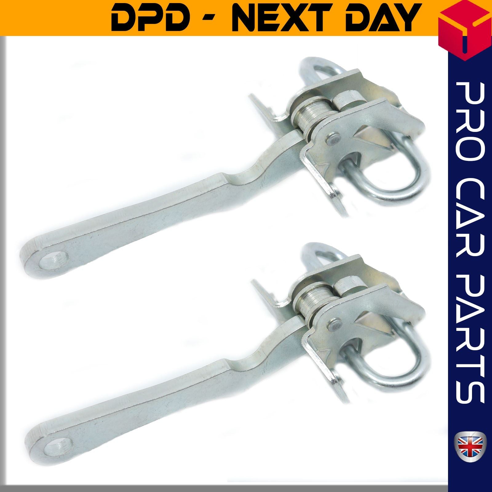 2 X Front Door Hinge Stop Check Strap Limitery Right and Left Side Fits FIAT Ducato Mk2 CITROEN Jumper Mk2  PEUGEOT Boxer Mk2 1328196080