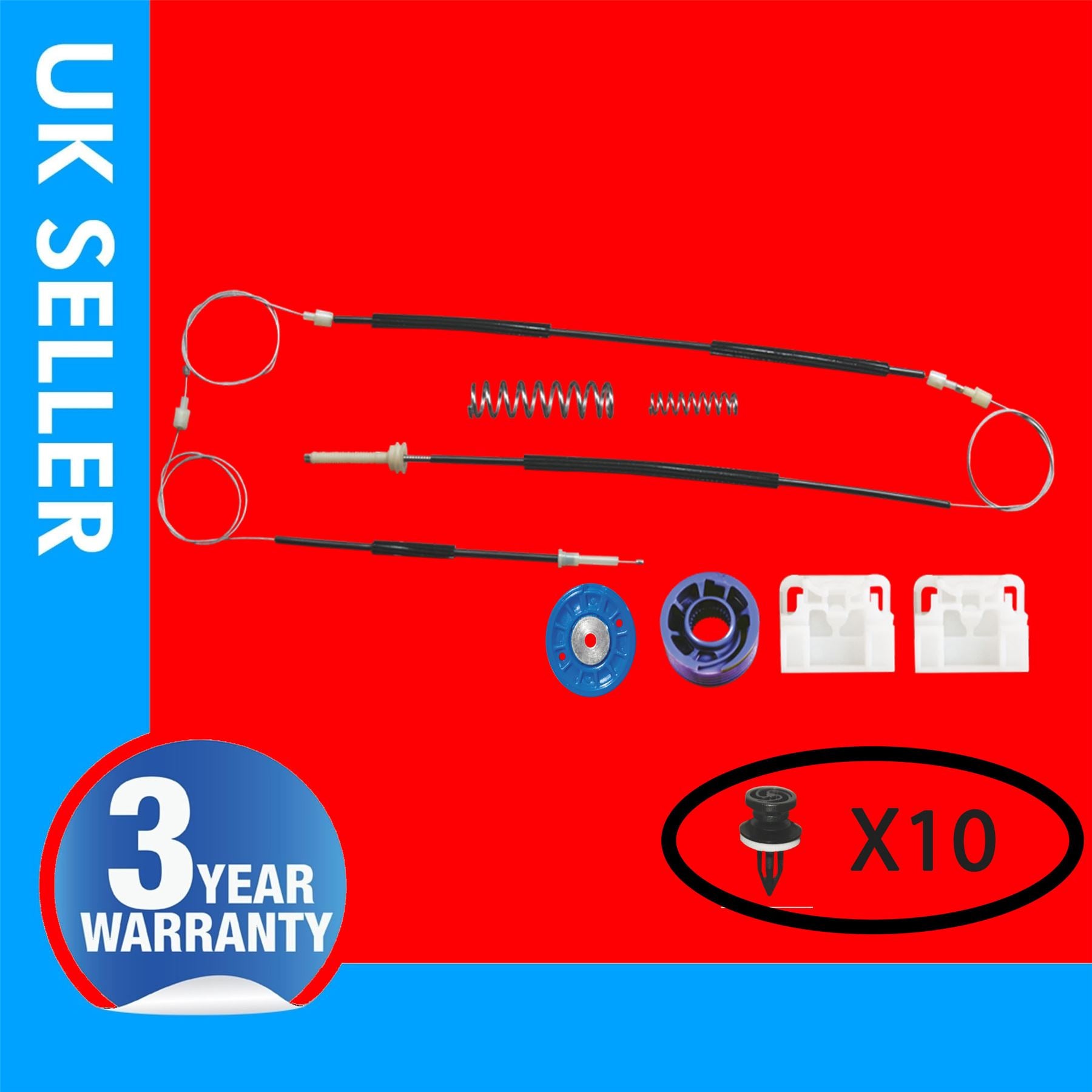 FOR AUDI  A3 WINDOW REGULATOR REPAIR KIT FRONT RIGHT HAND SIDE