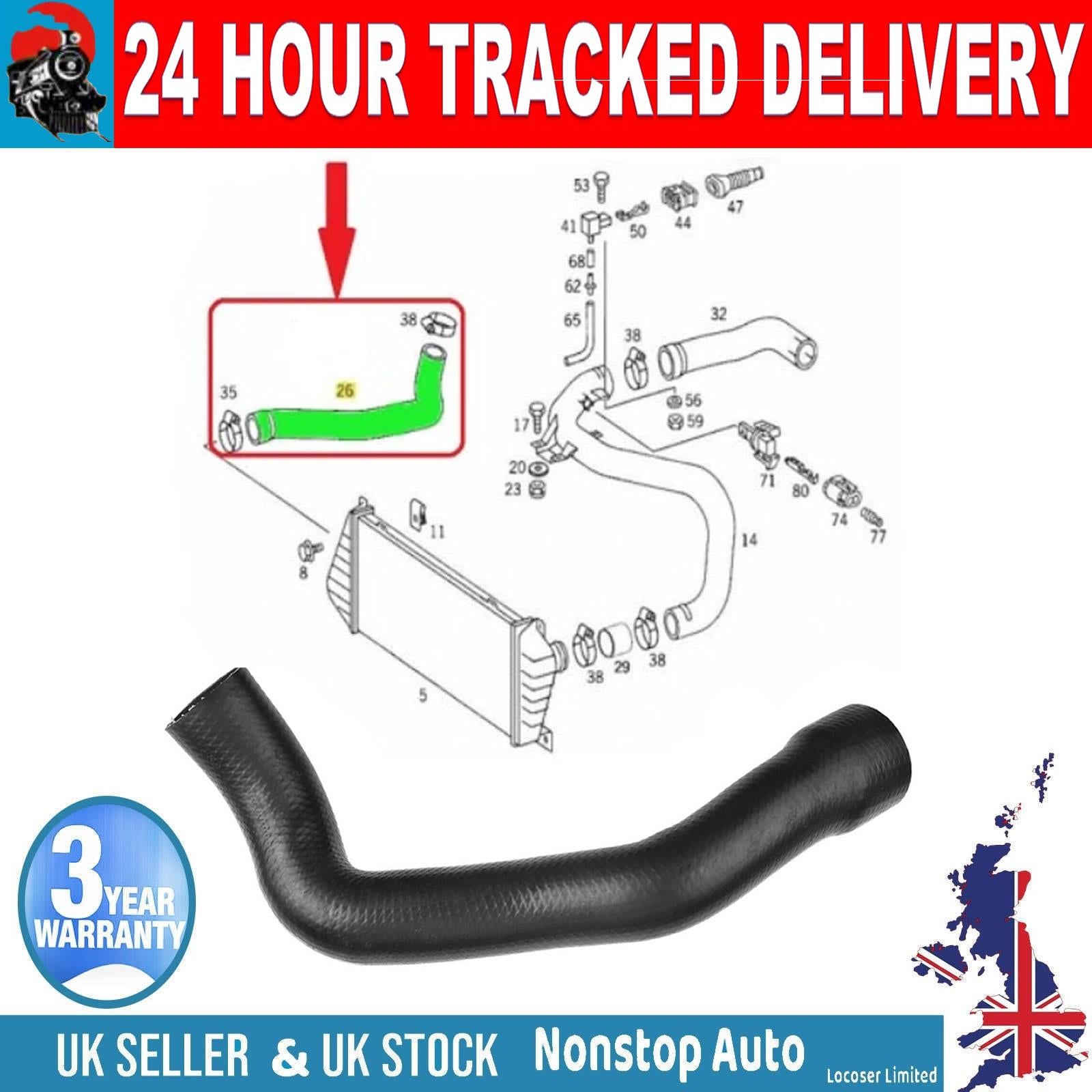 TURBO INTERCOOLER TURBO HOSE PIPE FOR MERCEDES SPRINTER 9015281882