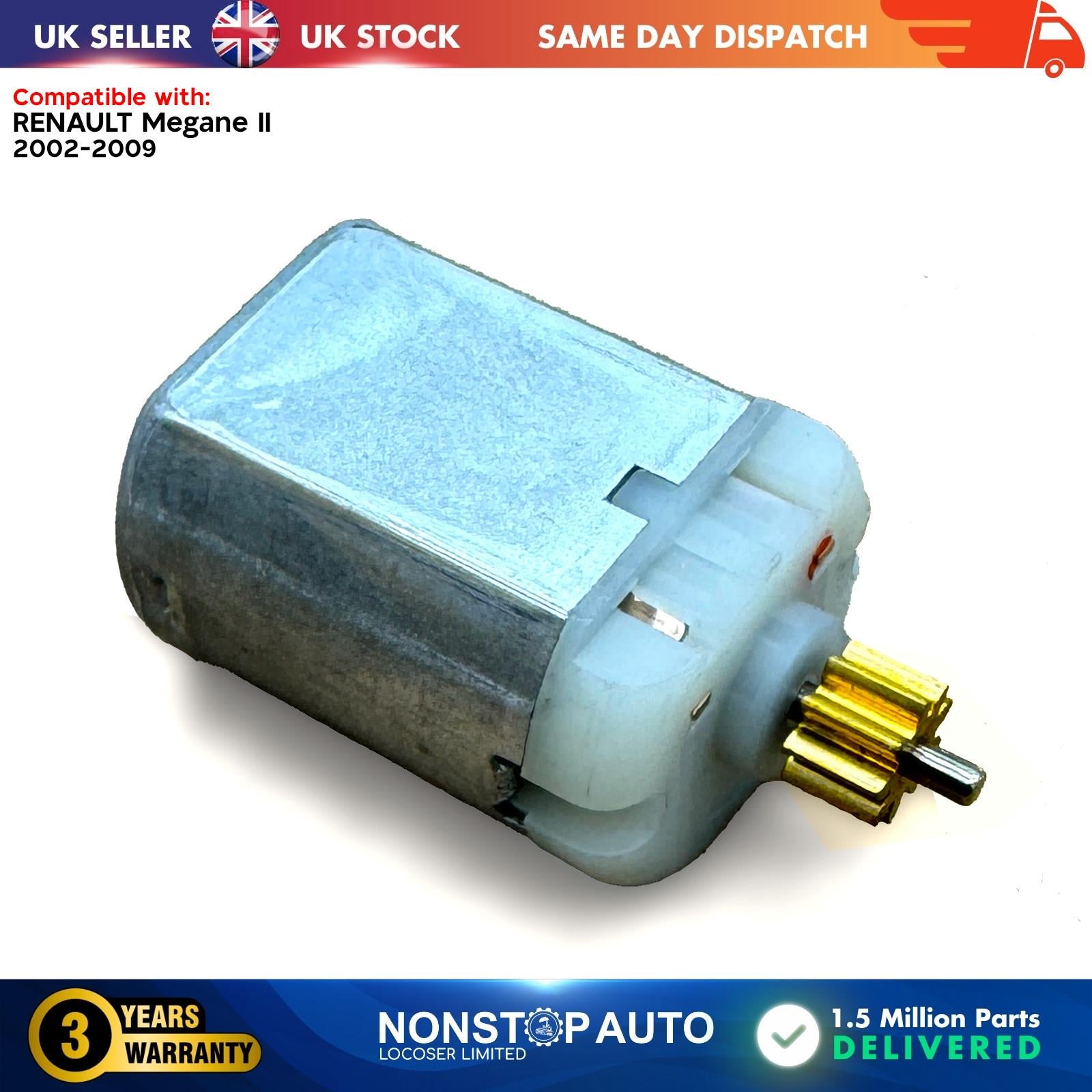 Door Central Locking DC Motor Actuator For RENAULT Megane II MK2