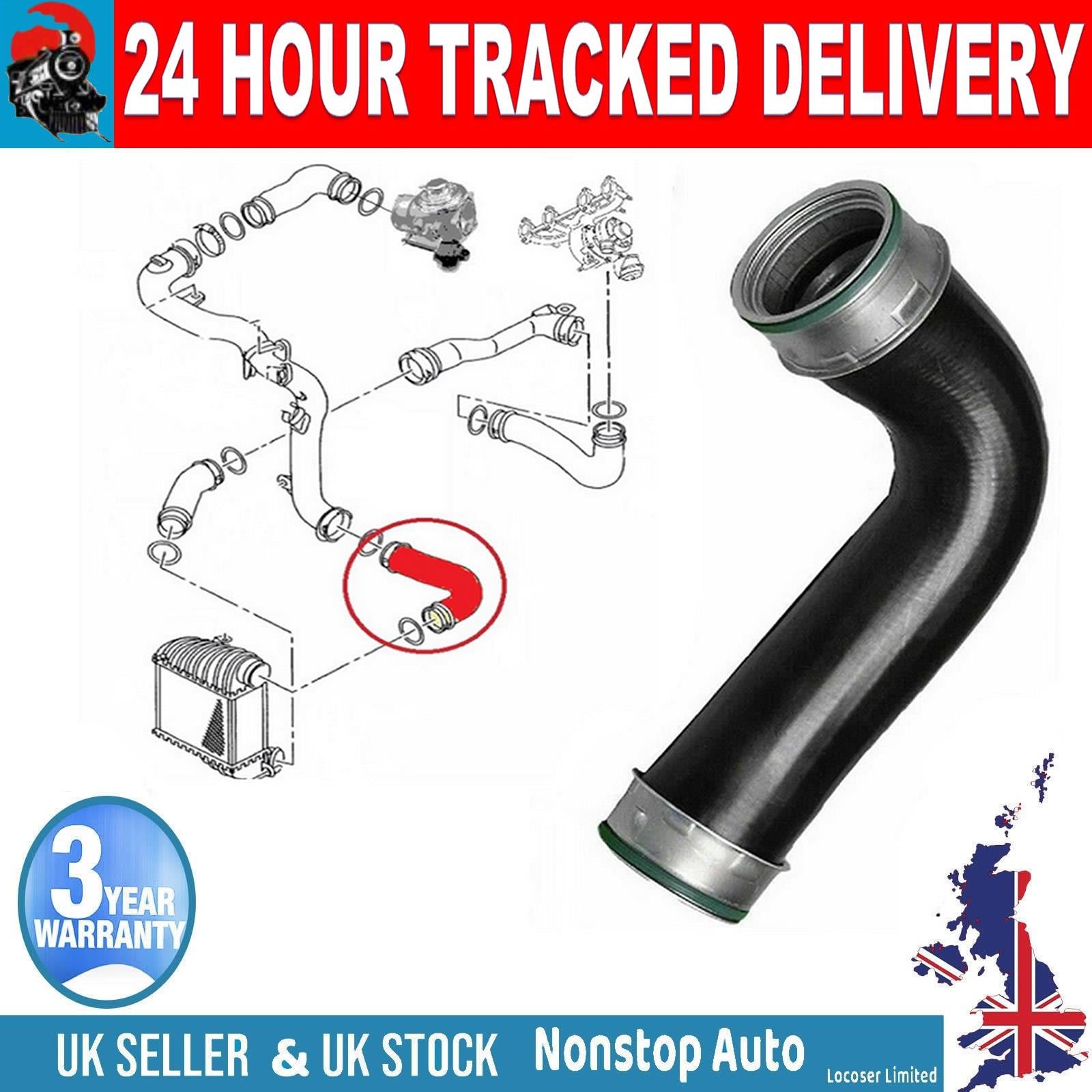 TURBO INTERCOOLER HOSE PIPE FOR VW GOLF IV BORA 1.9 TDI SEAT LEON TOLEDO 1.9 TDI 1J0145834AE