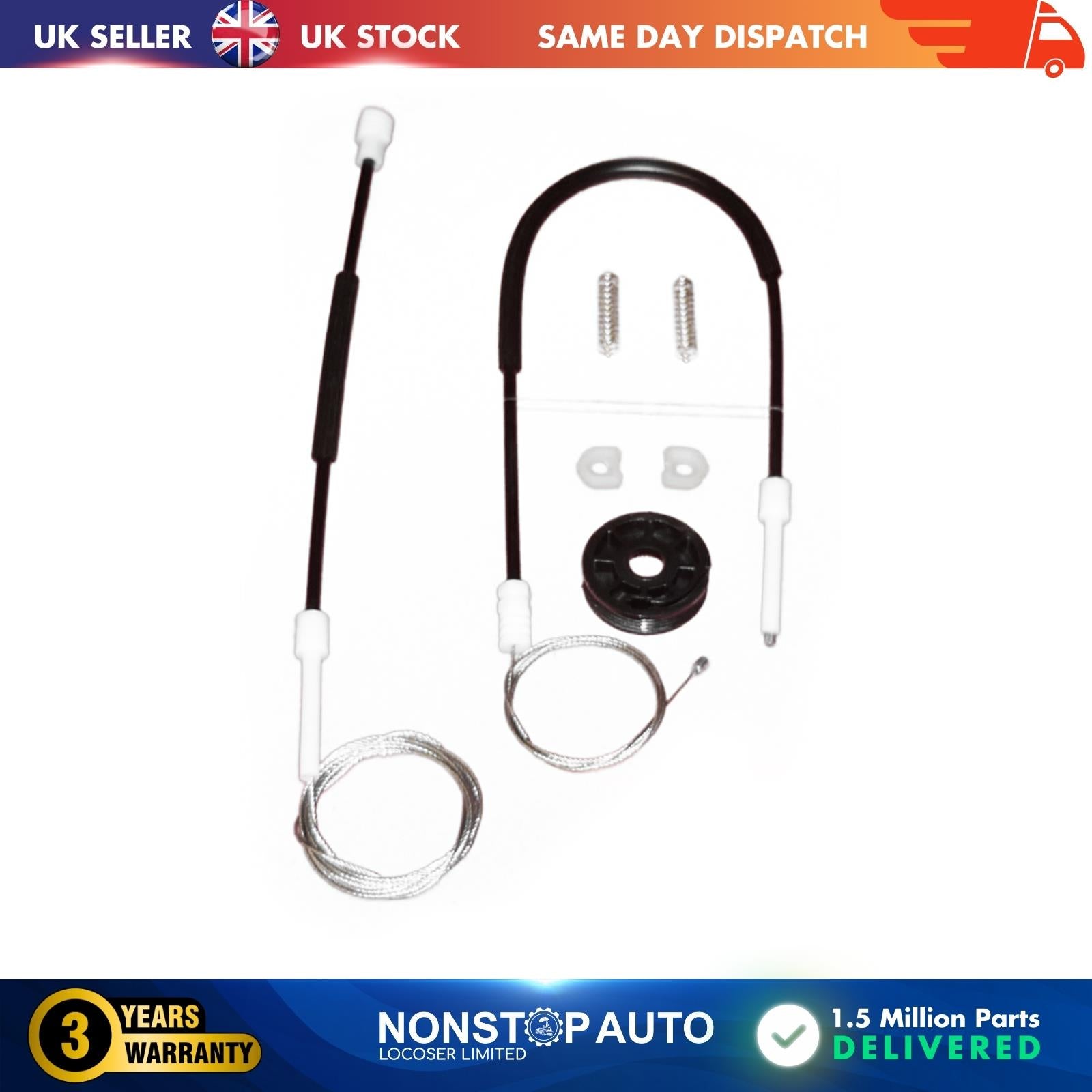 window winder regulator Repair Kit  Front Left Fits VOLVO C70 Coupe