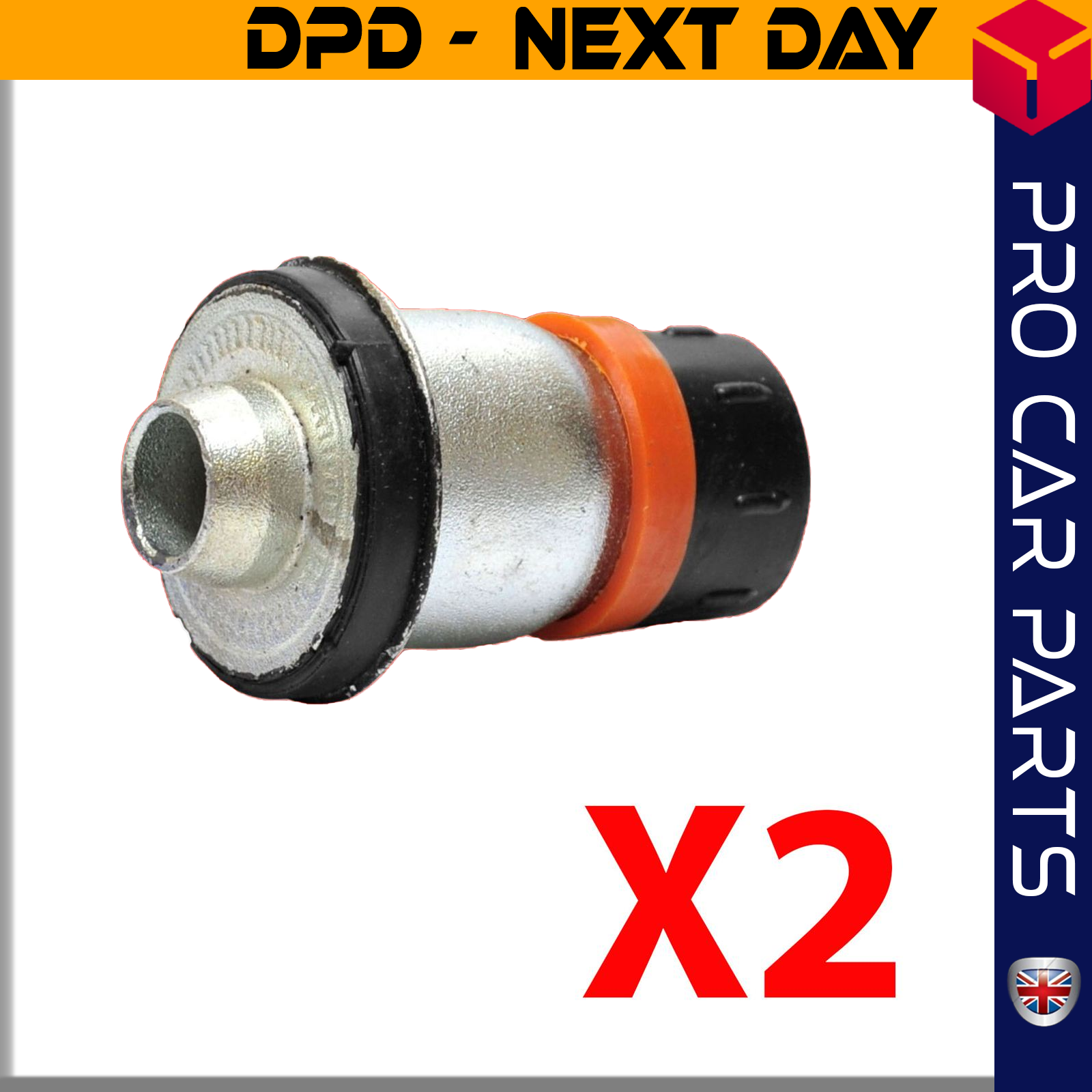 2X FRONT  SUBFRAME BUSH FOR  NISSAN Cube Micra Note NV200 Tiida 8200742906