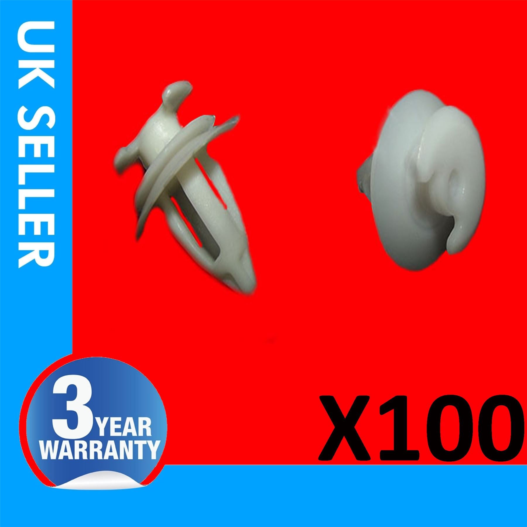 FOR BMW DOOR CARD TRIM PANEL MOULDING CLIPS X100