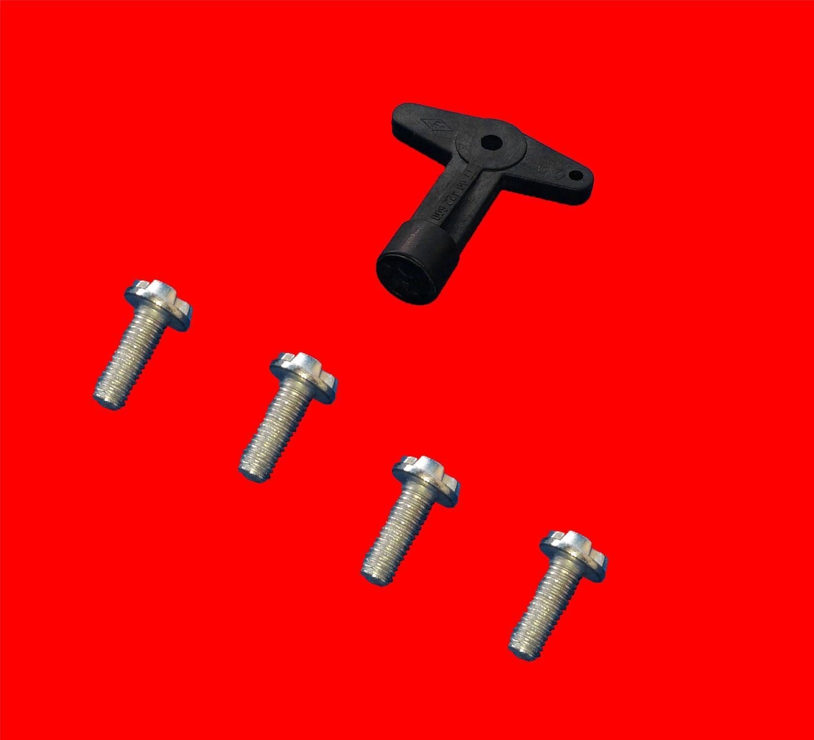 FOR RENAULT Clio Megane Kangoo Scenic alloy wheel centre cap screws bolts key
