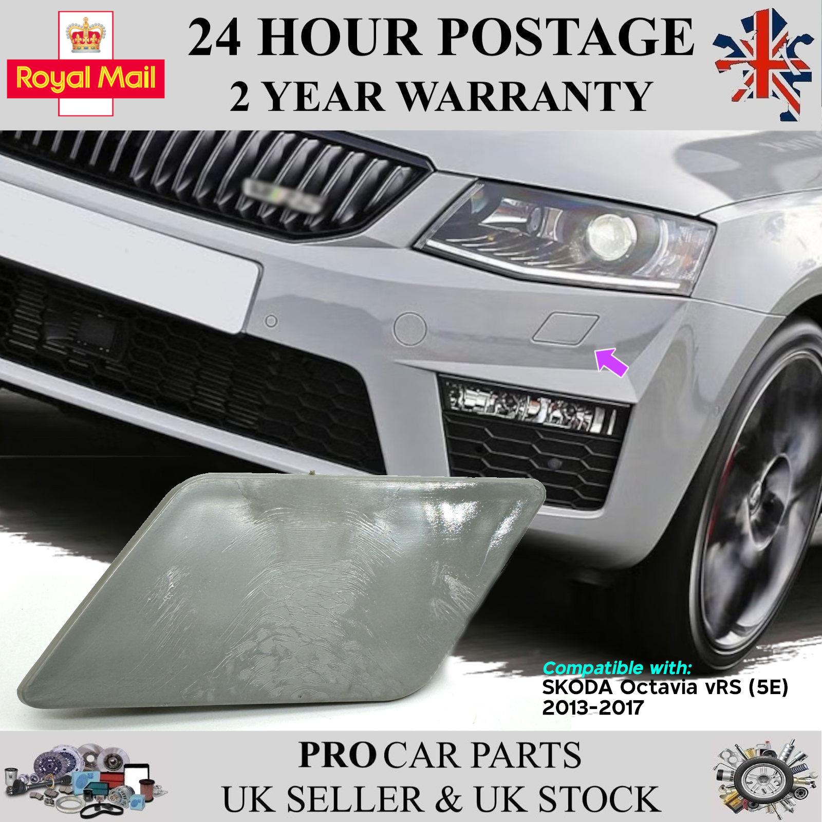 For SKODA OCTAVIA VRS 5E 2013-2017 Headlight Washer Cover Cap Left 5E0955109A