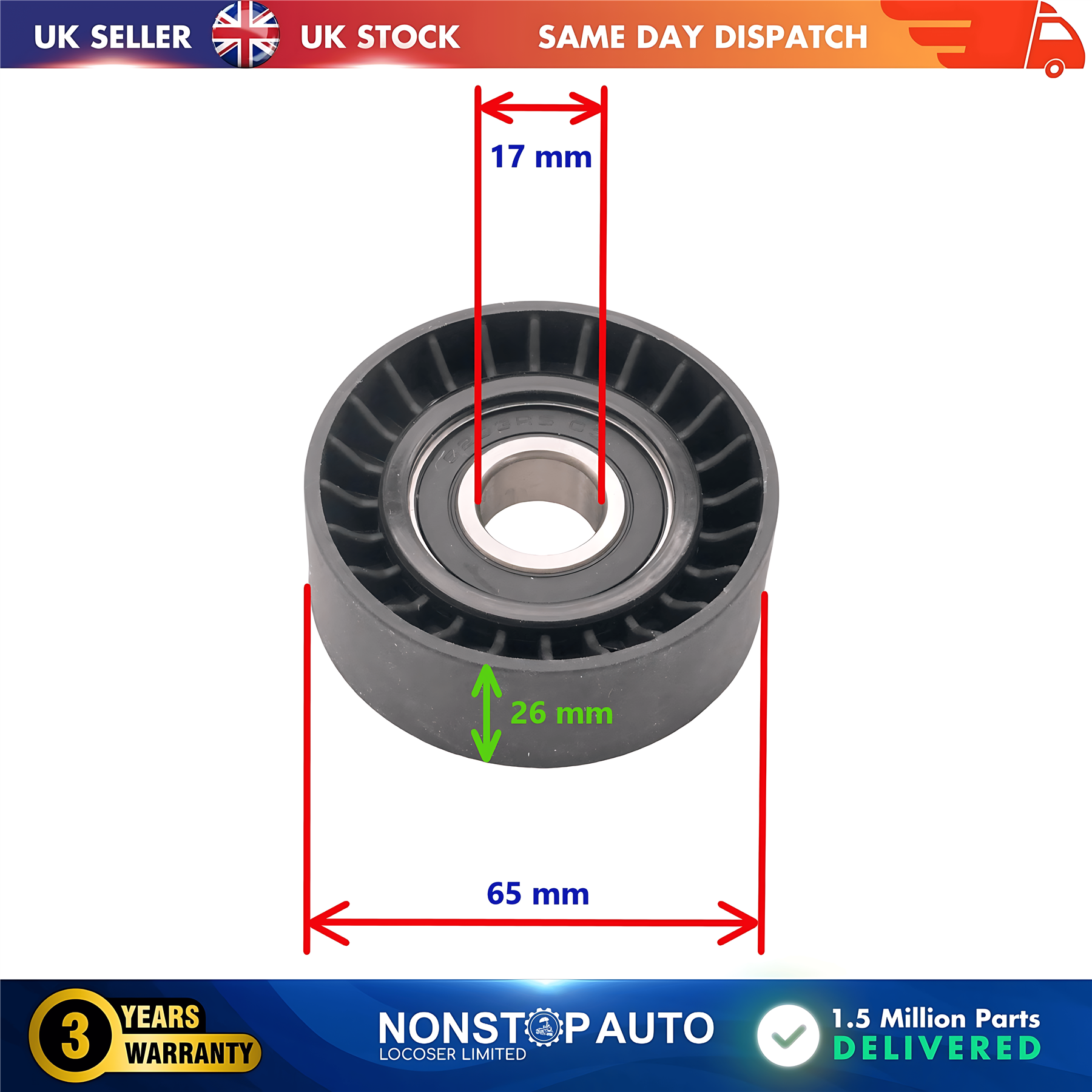 Fan Belt Tensioner Pulley V Ribbed Belt Idler For ALFA ROMEO Mito FIAT Fiorino Idea Linea Punto Qubo VAUXHALL Agila A B Astra H J Combo Corsa C D Meriva A B Tigra SUZUKI Ignis II Splash Swift III IV Wagon R+ 1754085E00