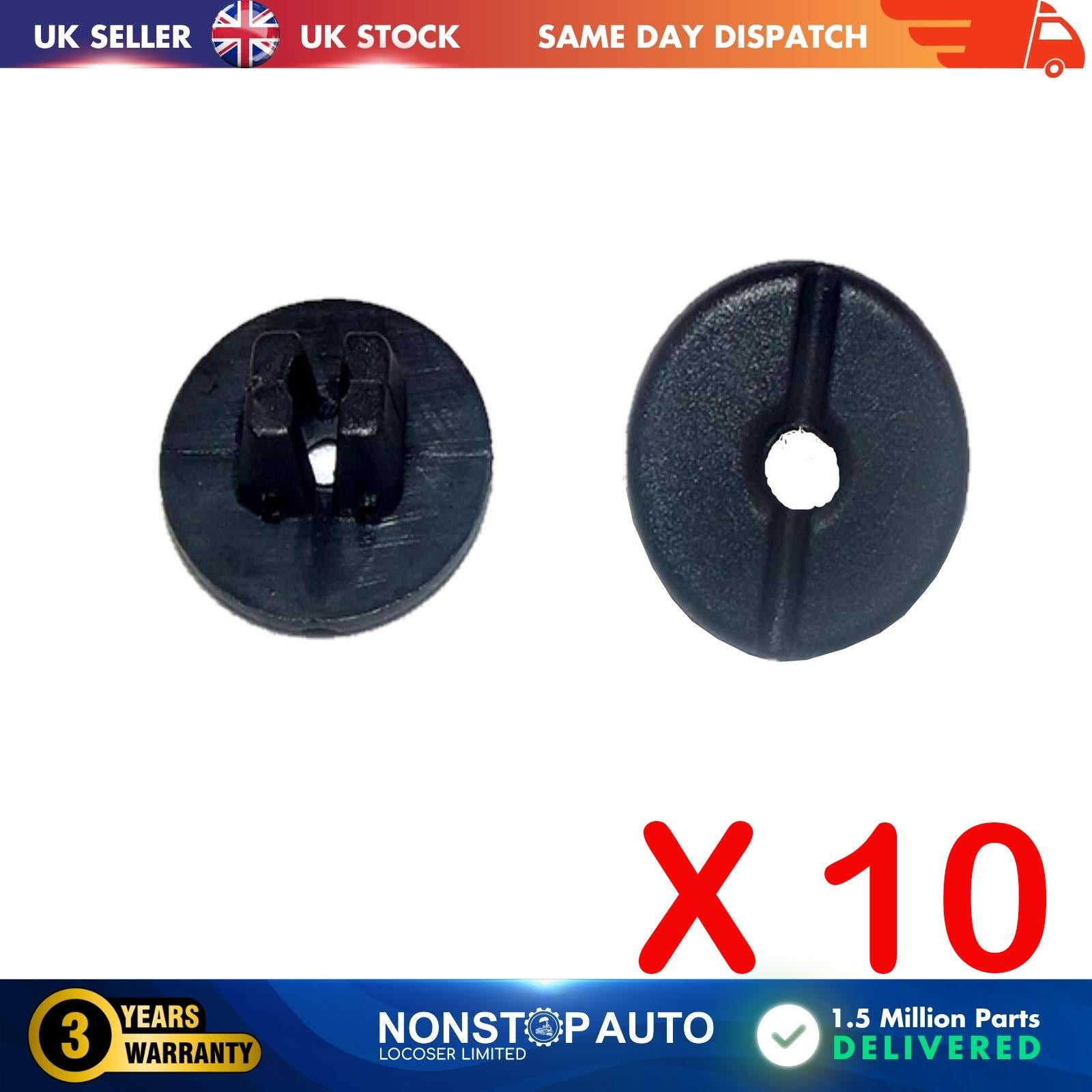 10X Headlight Panel Trim Clips For OPEL VAUXHALL Astra F G H Calibra A Combo