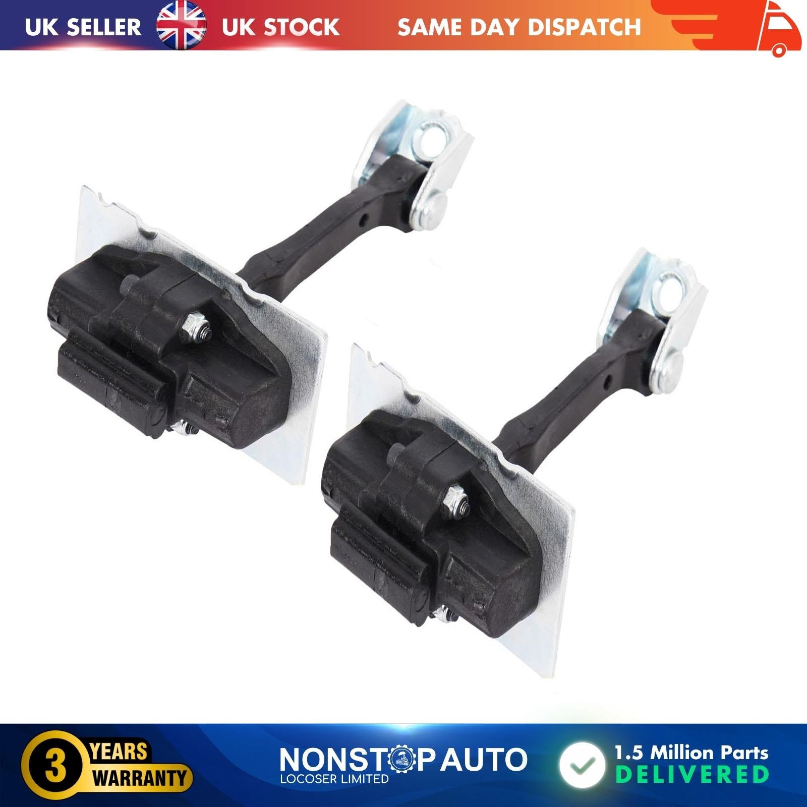 2 X Rear Door Hinge Stop Check Strap Limitery Right and Left Side Fits PEUGEOT 308 II  308 SW II   9677467280