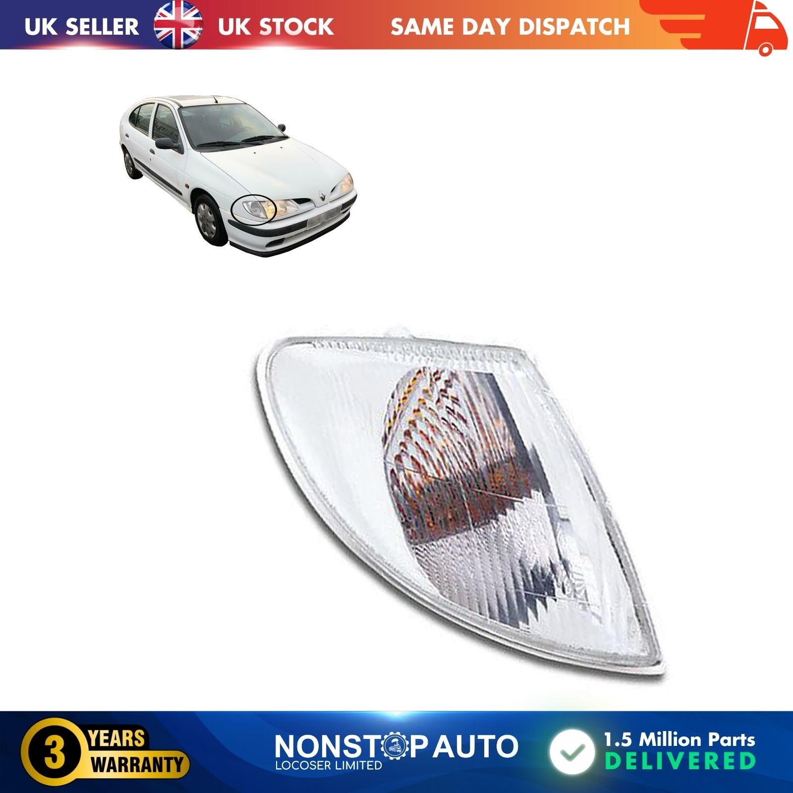 Side indicator without bulb / Right Side 3364 RENAULT MEGANE I
