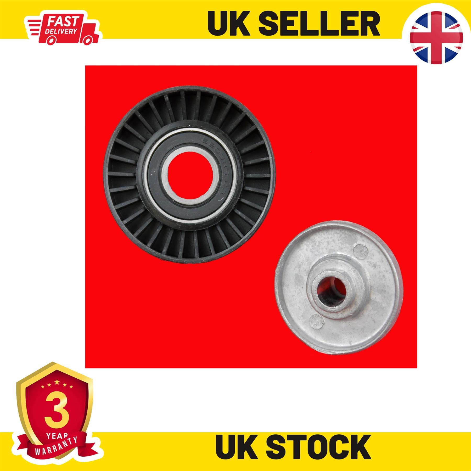 BMW E46 3 Series Coupe Z3 316i 318i Fan Belt Tensioner Pulley V Ribbed Belt Idler