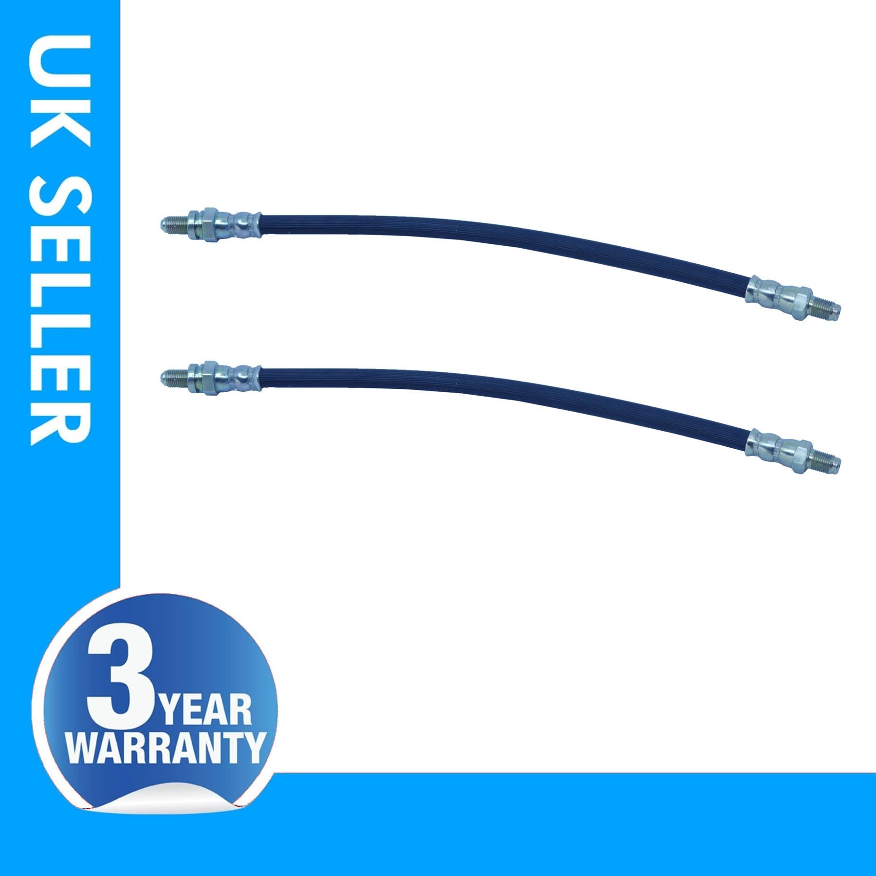 2X Front Brake Hose Pipe Fits Ford Scorpio Mk1-Mk2 Sierra Mk1-Mk2 1129032,6125634
