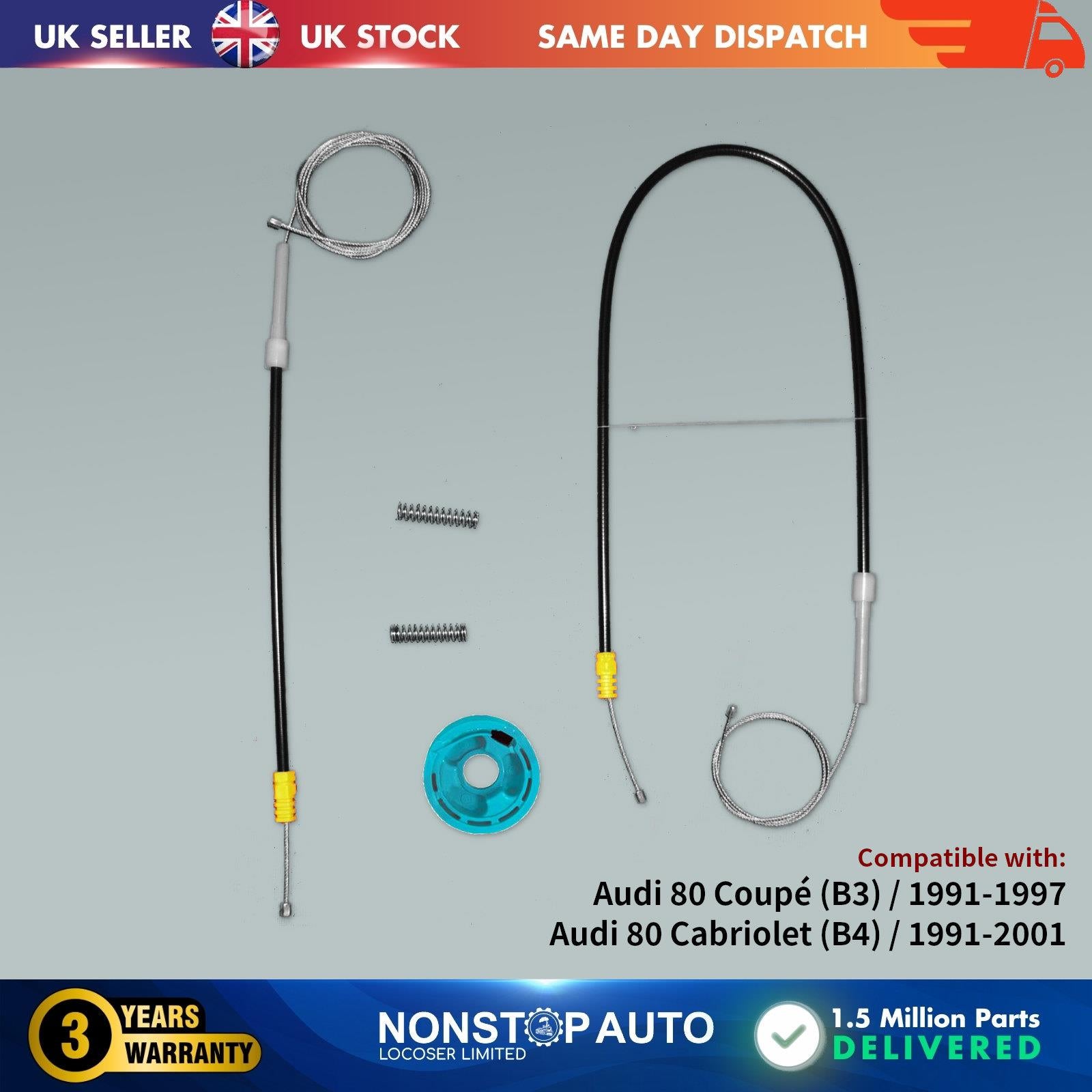 Fits Audi 80 Coupe window regulator repair kit