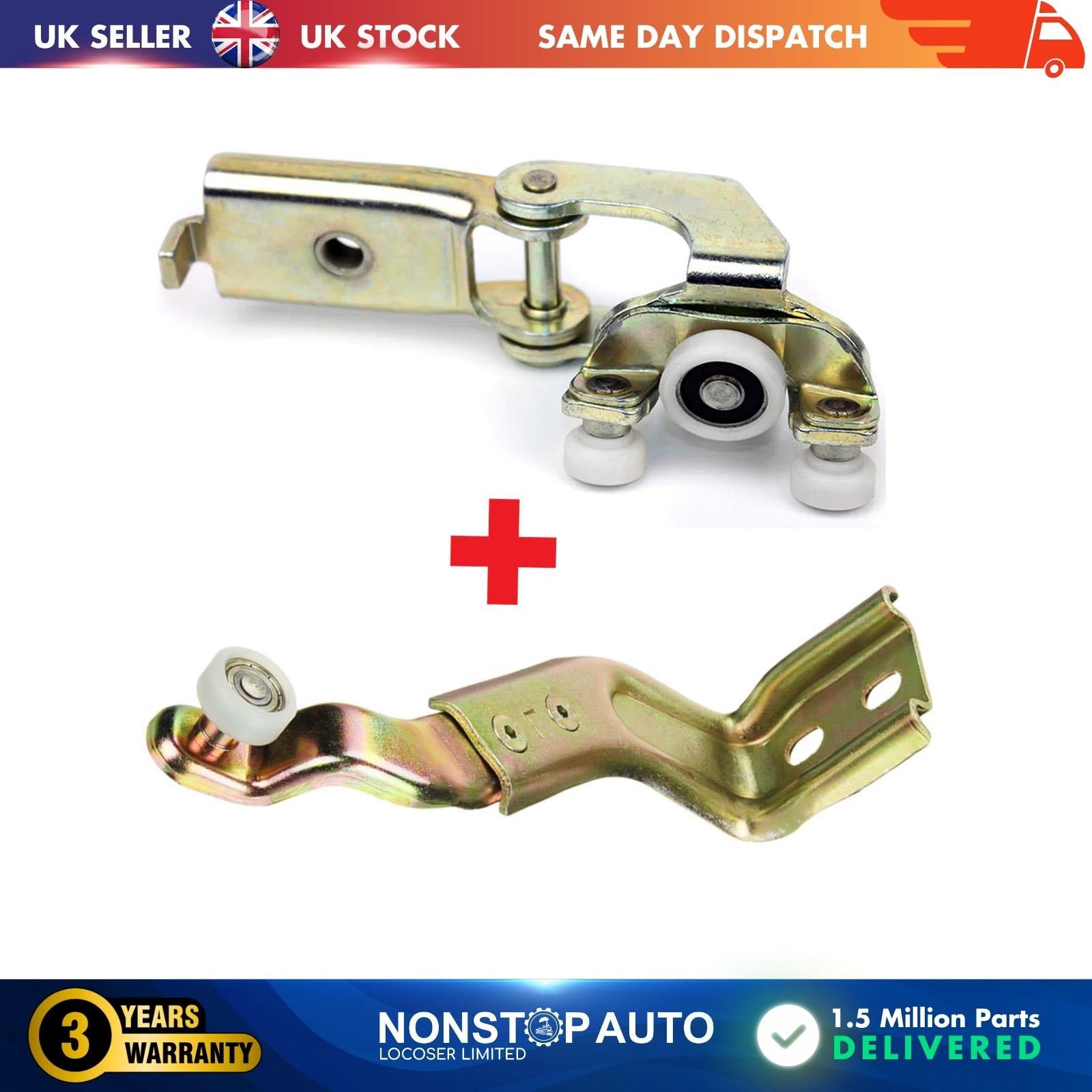 2X Sliding Door Roller Guide Hinge Bottom and Middle Left For MERCEDES Sprinter VW LT MK2