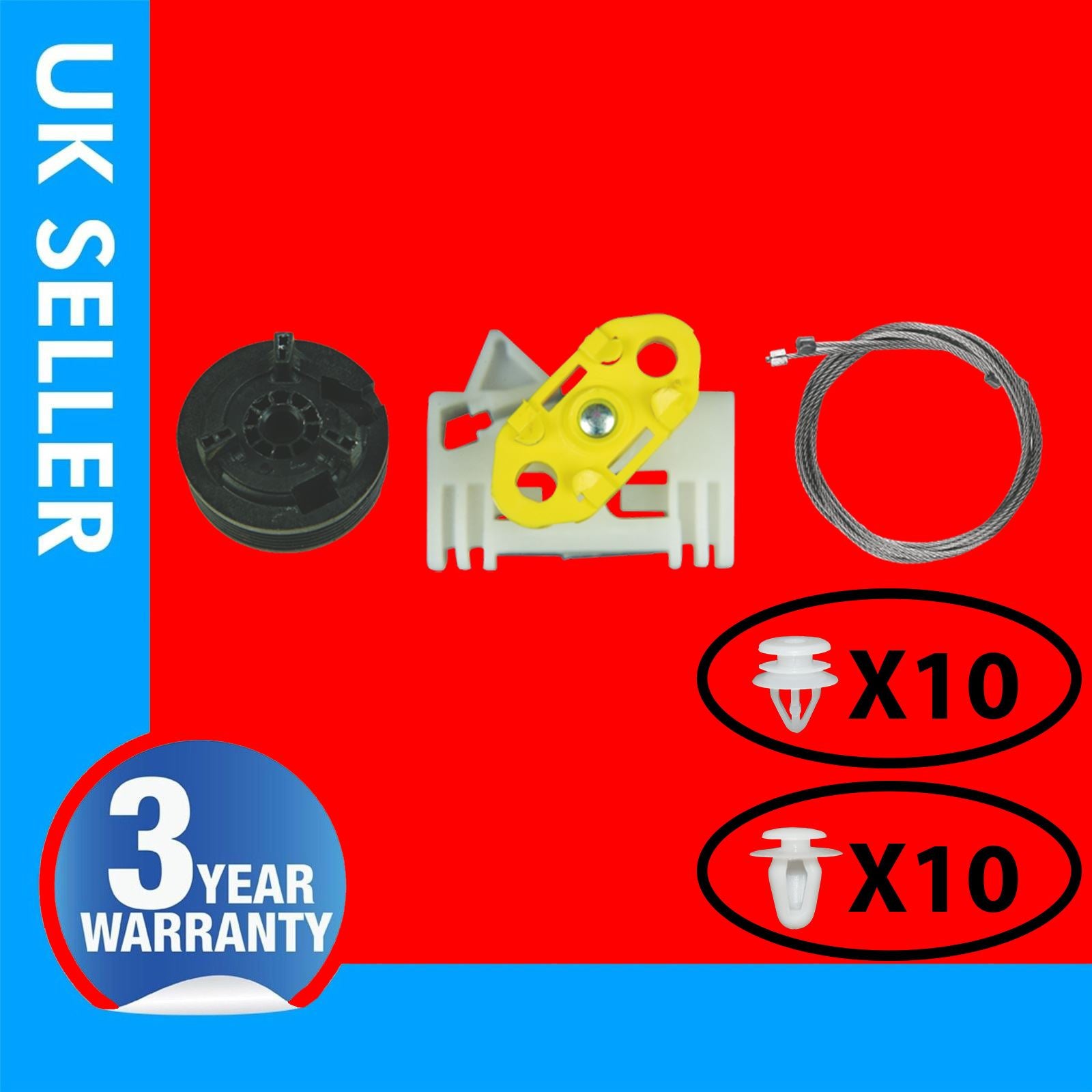FOR VAUXHALL MERIVA WINDOW REGULATOR REPAIR KIT FRONT RIGHT  HAND SIDE