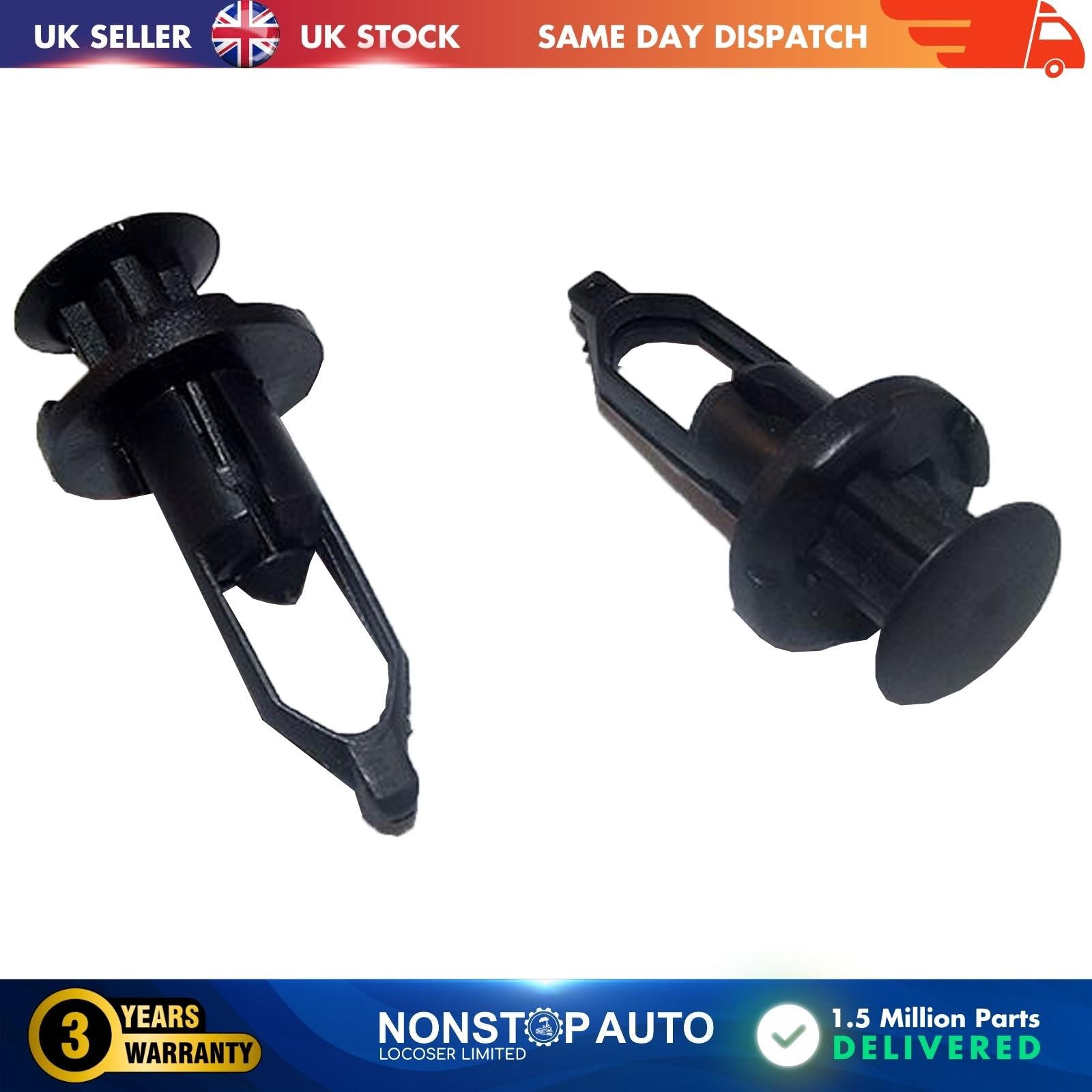 For TOYOTA Bumper Trim Panel Clips X10