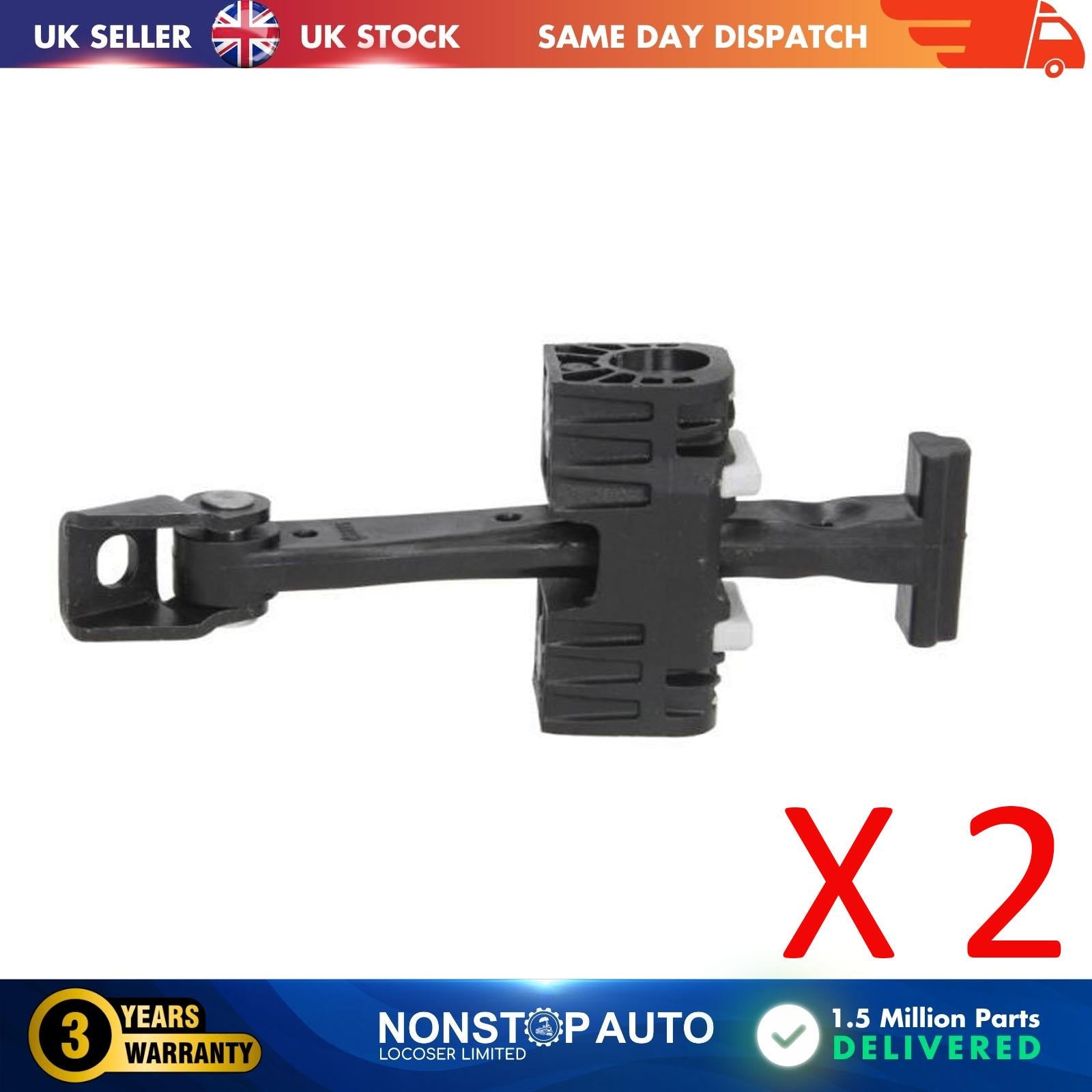 2 X Front Door Hinge Stop Check Strap Limitery Right and Left Side Fits BMW 1 E87  51217176809