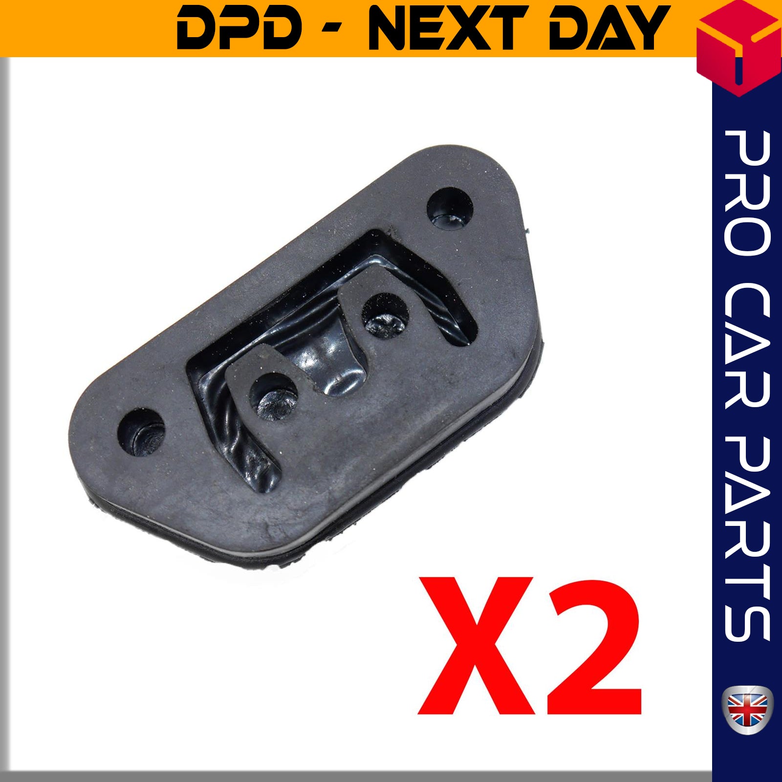 2 X EXHAUST PIPE SUPPORT PAD FITS FIAT Marea Bravo Brava Coupe ALFA ROMEO 145 60624931