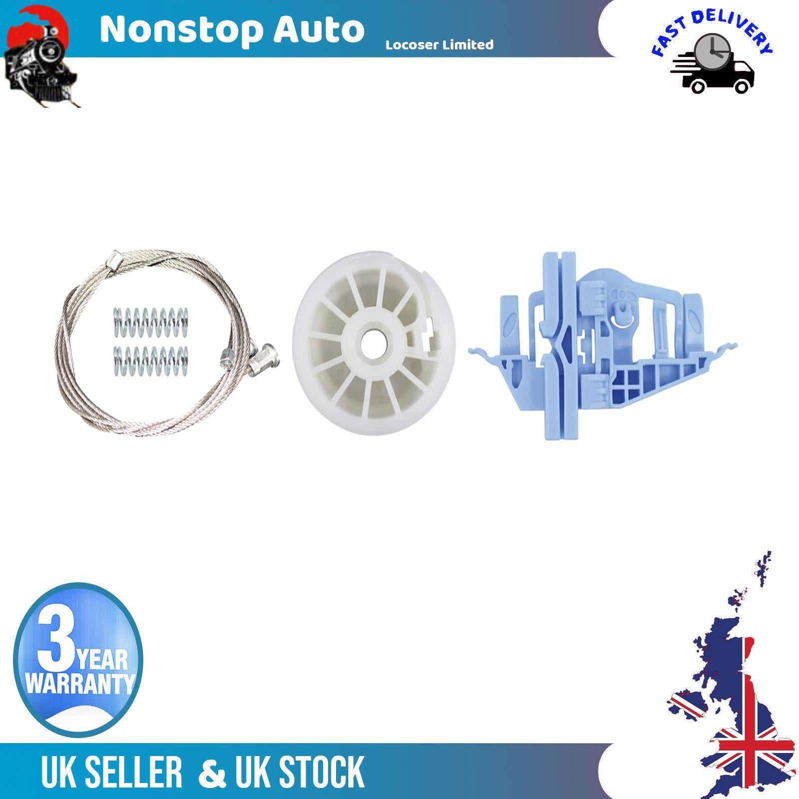 Window Regulator Repair Kit Front Right Side For FIAT Bravo 2007-2011