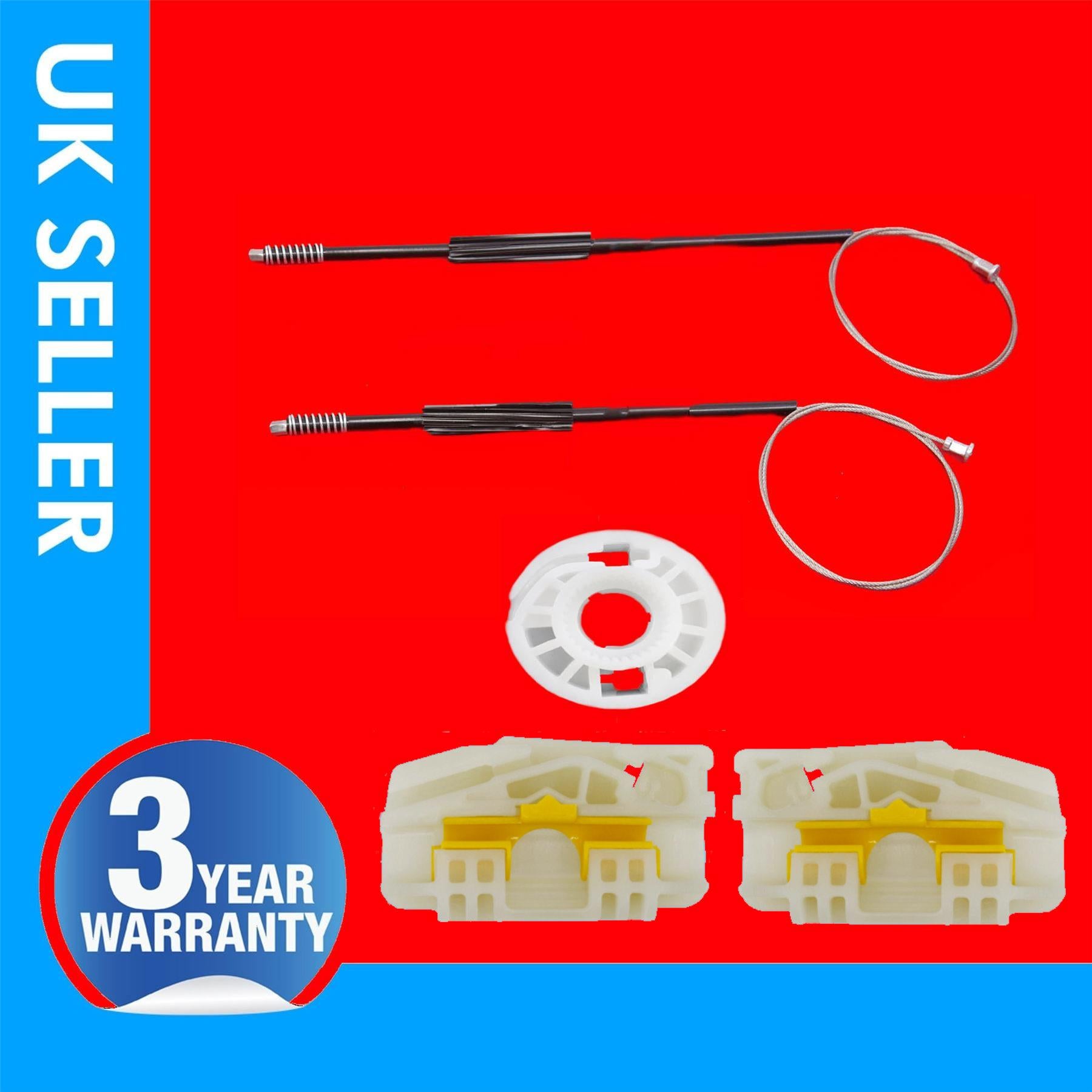 Rear Window Regulator Repair Kit Left Side Fits Seat Leon