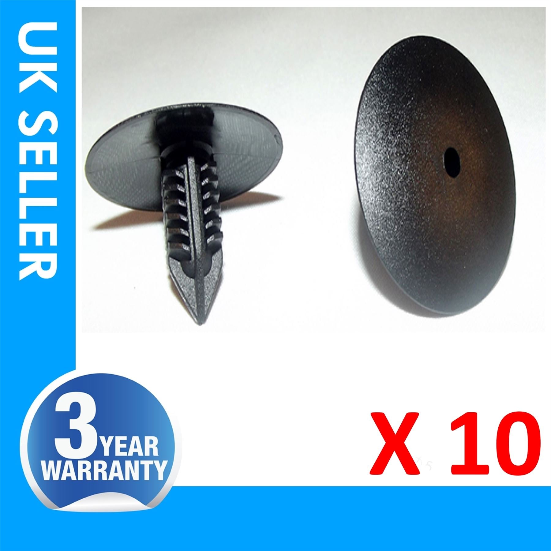 Citroen Peugeot Seat boot liner carpet floor door cards panel trim clips C18X10