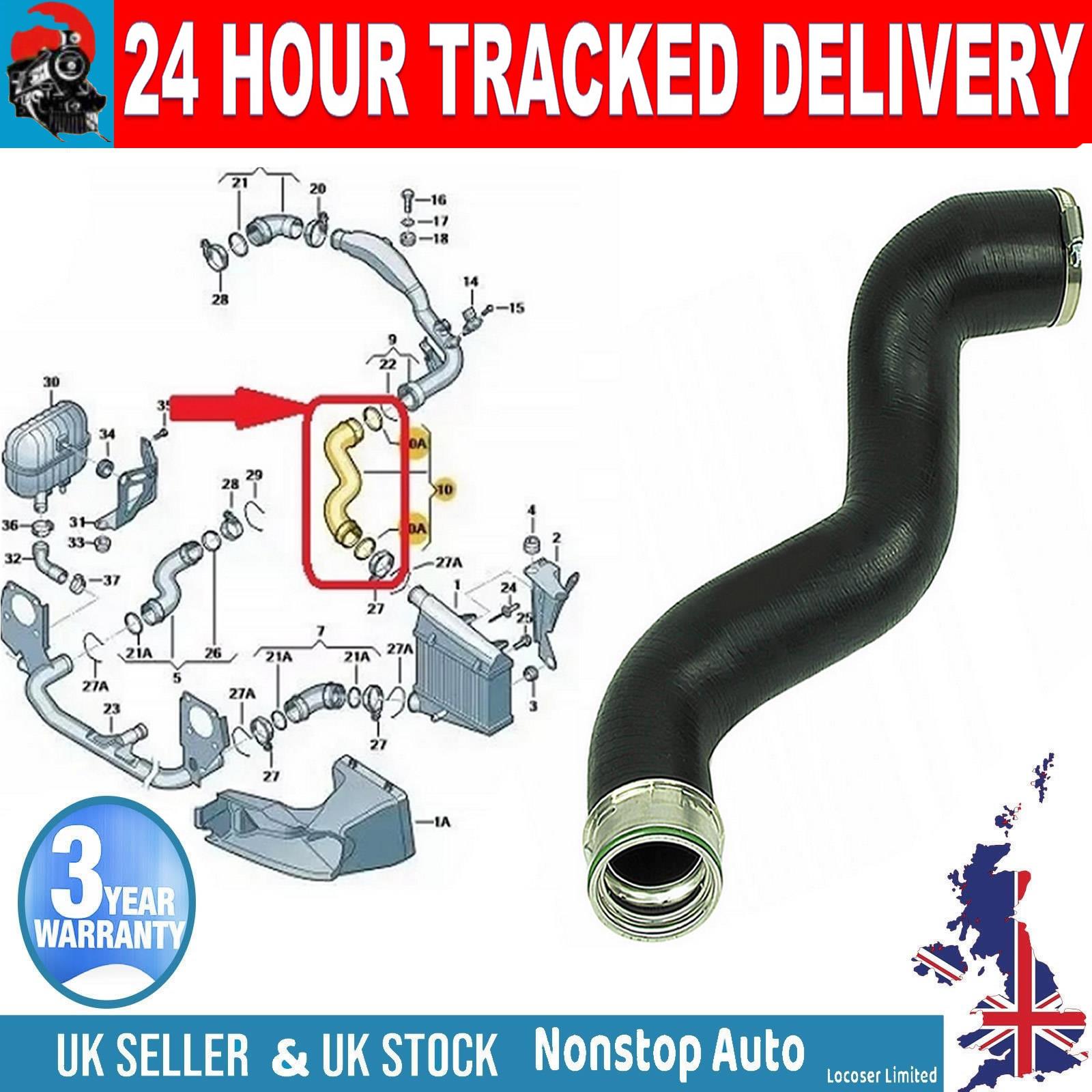 TURBO INTERCOOLER HOSE PIPE FOR AUDI A4 1.9 Tdi 2.0 Tdi   8E0145737E-8E0145745B
