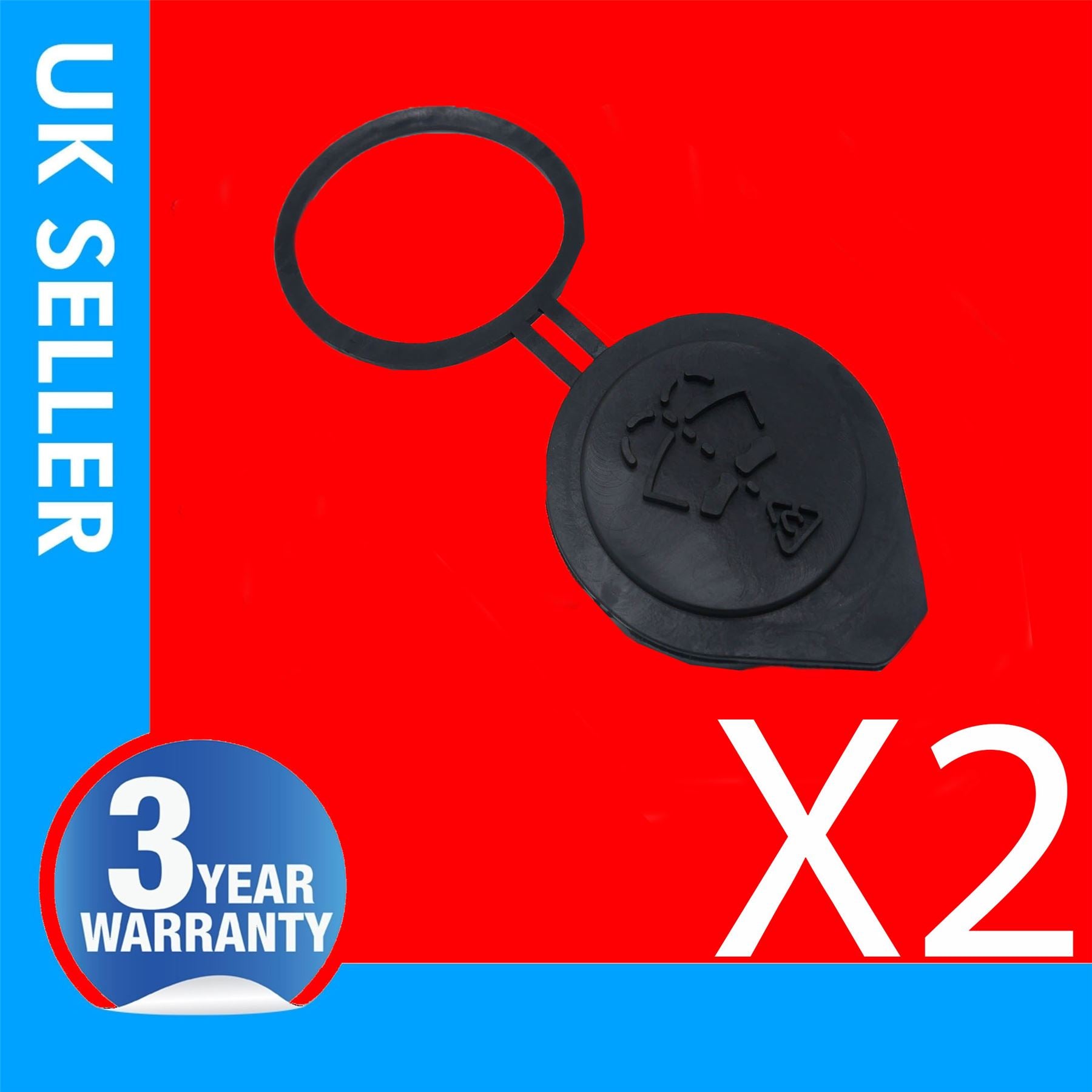 2 X Windscreen Washer Bootle Cap Lid Fits BMW 1 Series F20-F21 E81-E82-E87-E87N -E88 2 Series F22 3 Series E30 E36