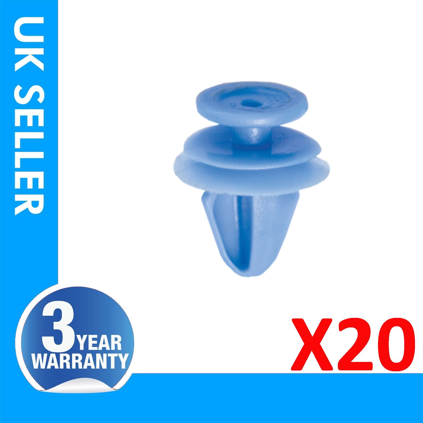 20X FOR VW Sharan Polo Audi A3 TT Renault Clio Mk3 Kangoo Scenic Mk2 Megane Mk2 Escape Mk4 Peugeot Citroen  Door Moulding Panel Clips
