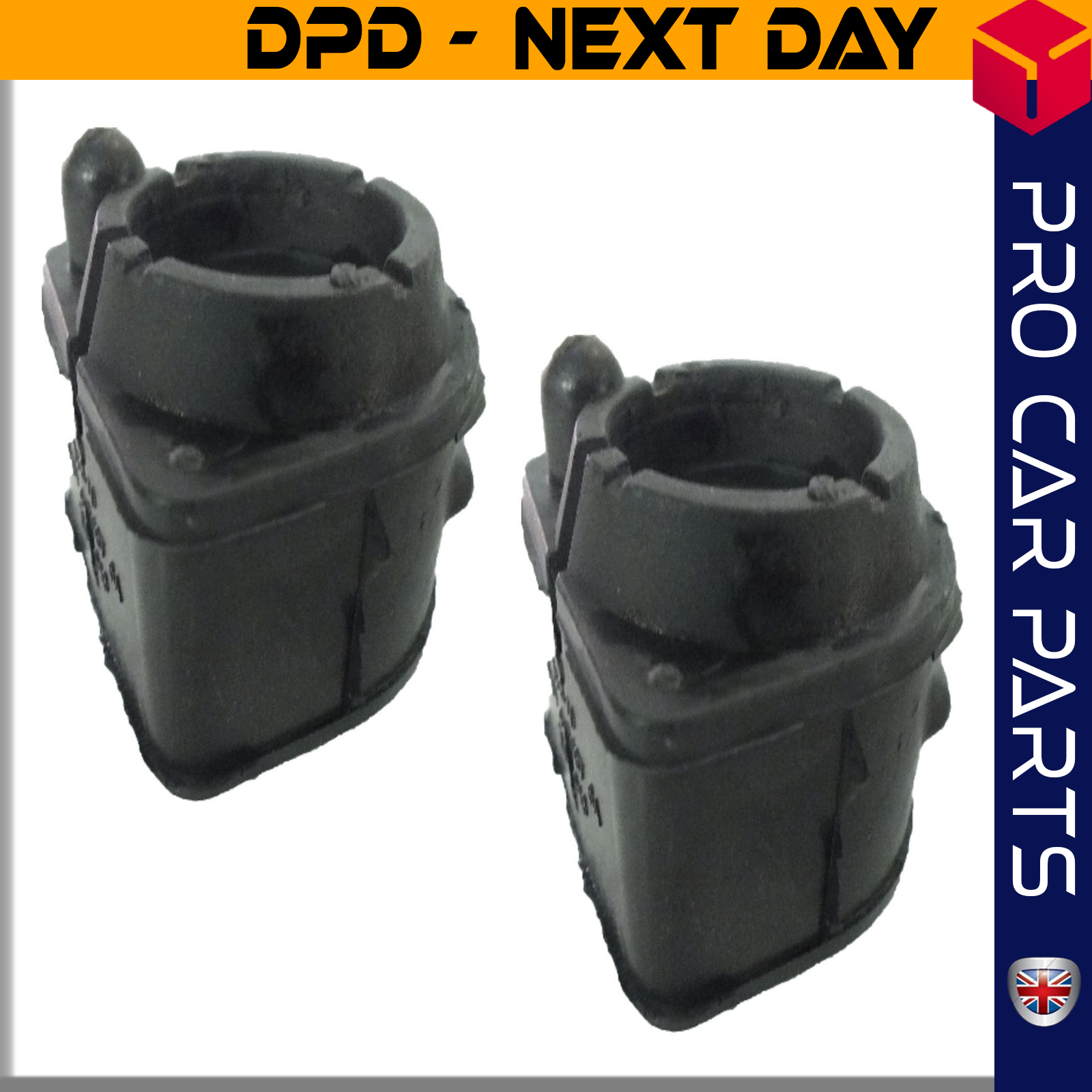2x AXLE STABILISER MOUNTING REAR SIDE FITS VOLVO V40 C30 V50 3M514A037GA